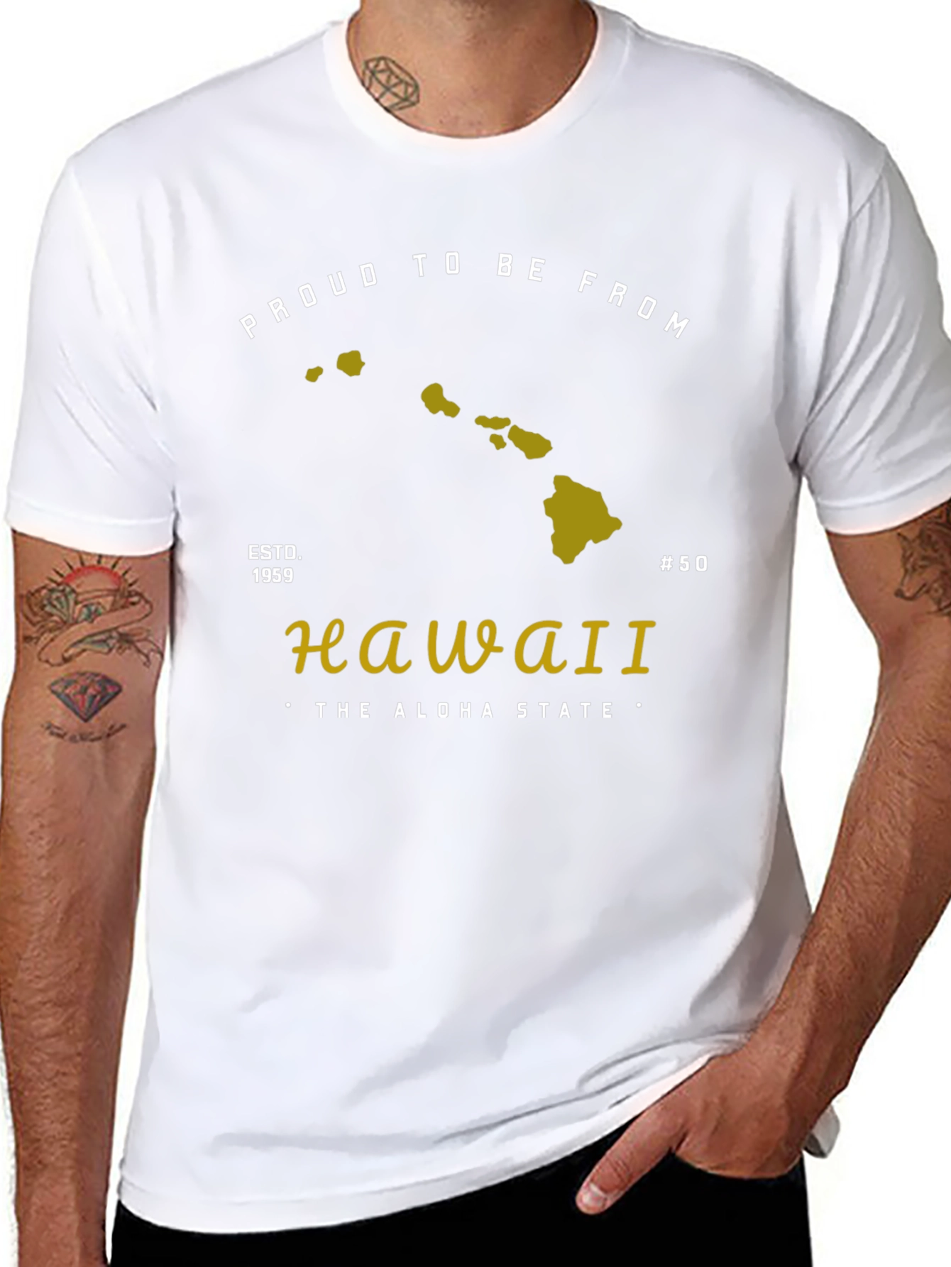 Hawaii Proud Aloha State T-Shirt