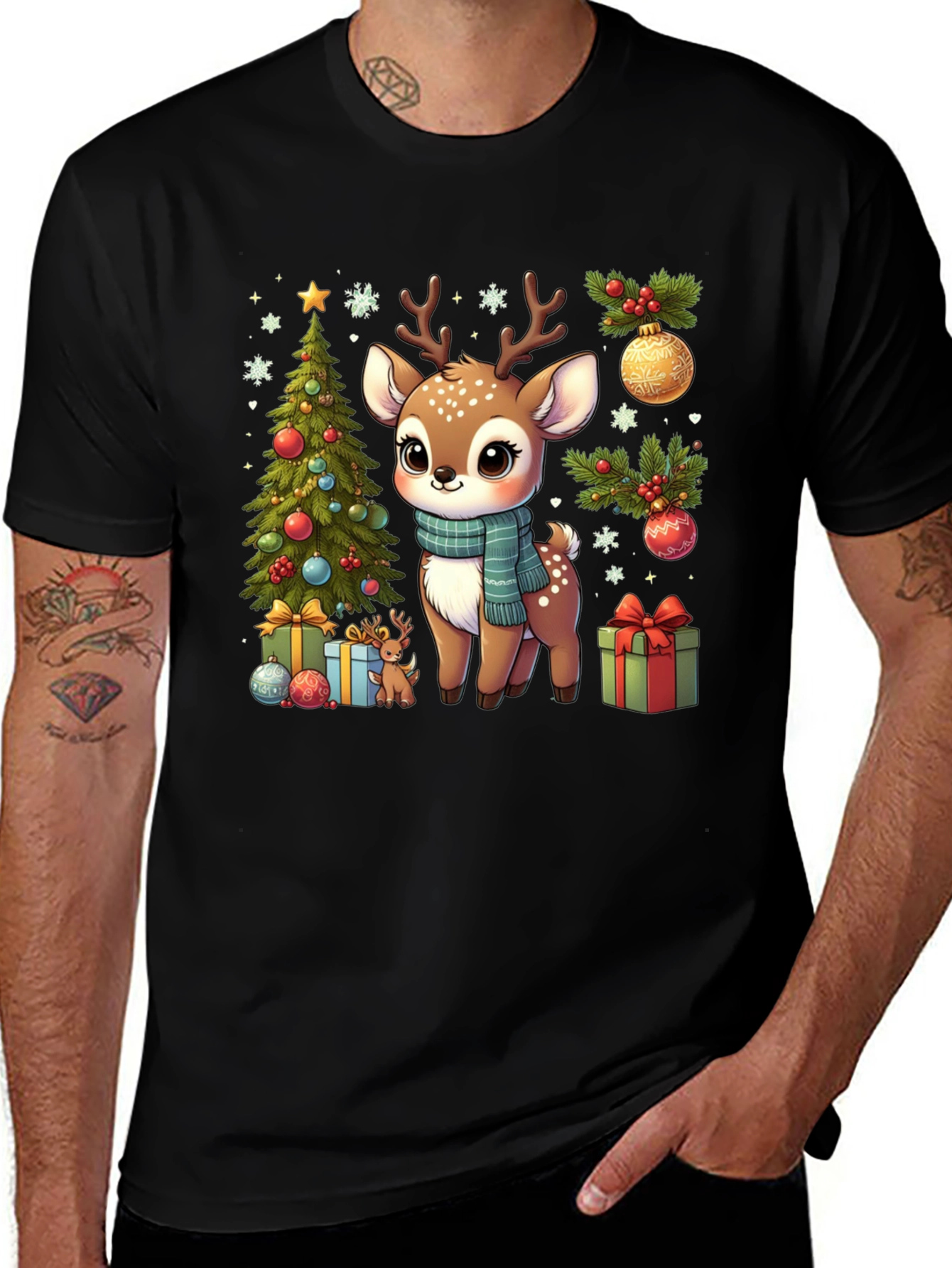 Cute Christmas Deer T-Shirt