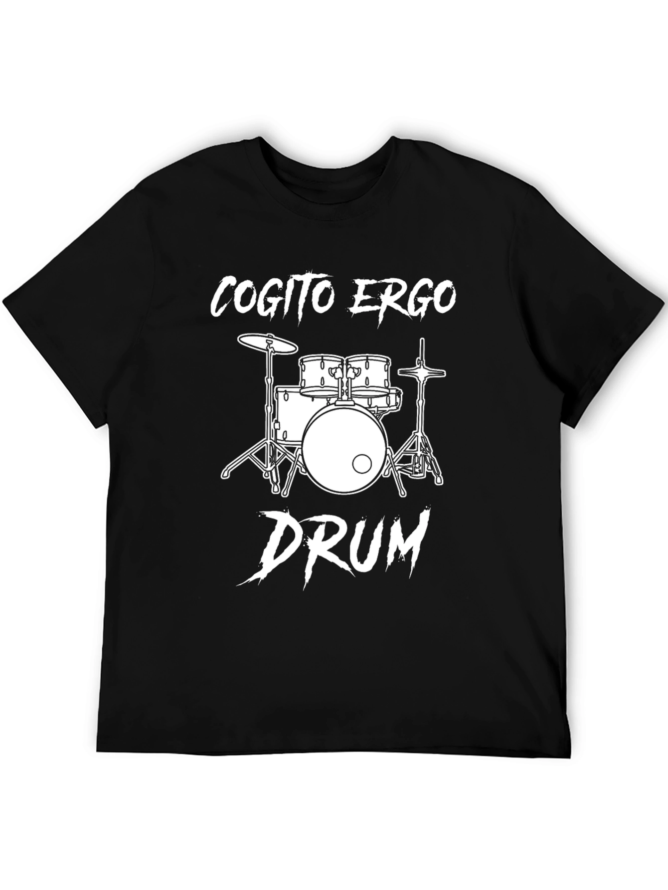 Cogito Ergo Drum T-Shirt - Music Lover Gift