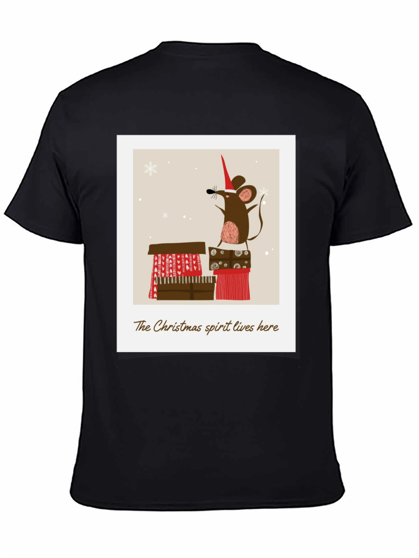 Festive Mouse Christmas Spirit T-Shirt