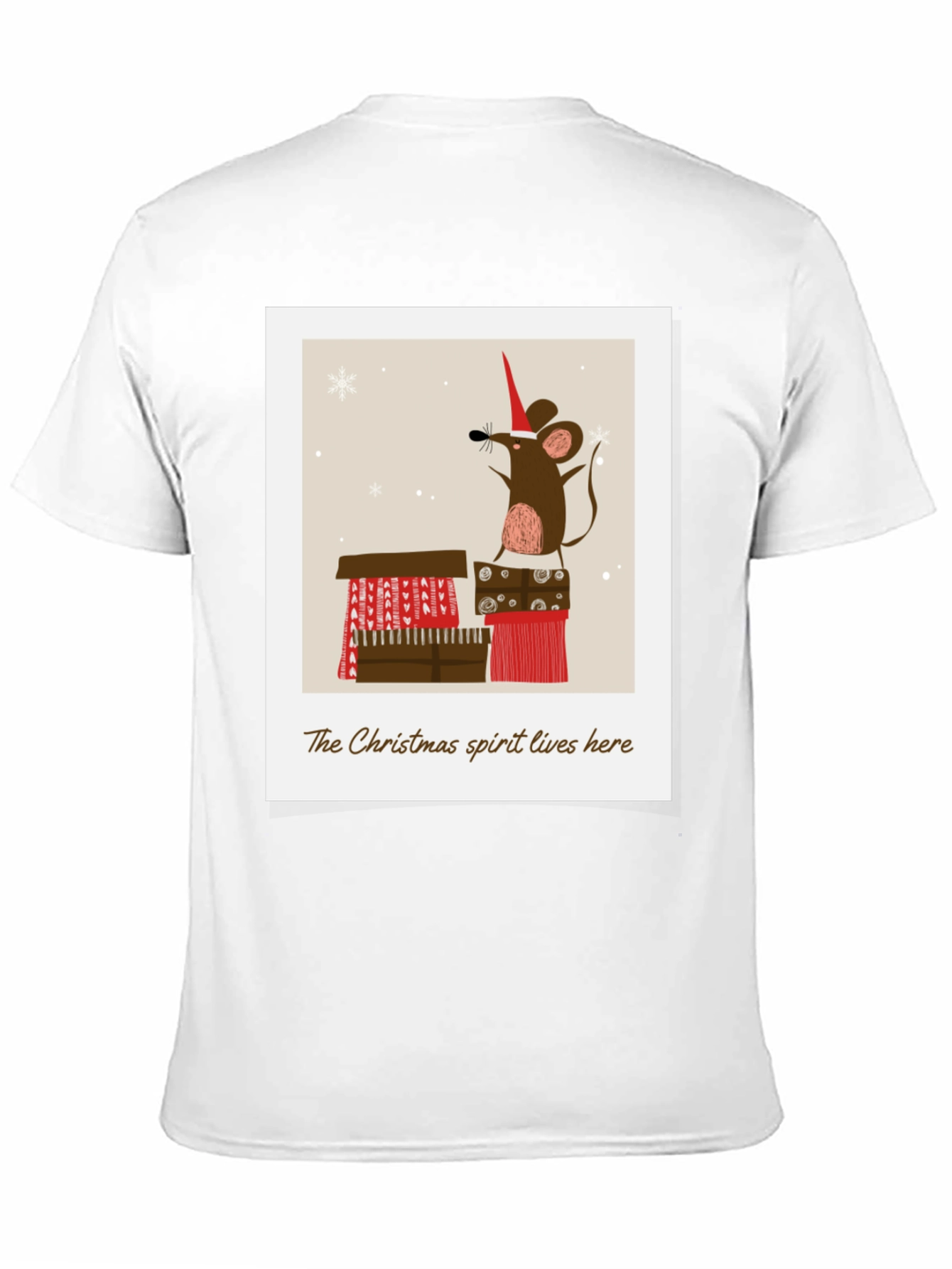 Festive Mouse Christmas Spirit T-Shirt