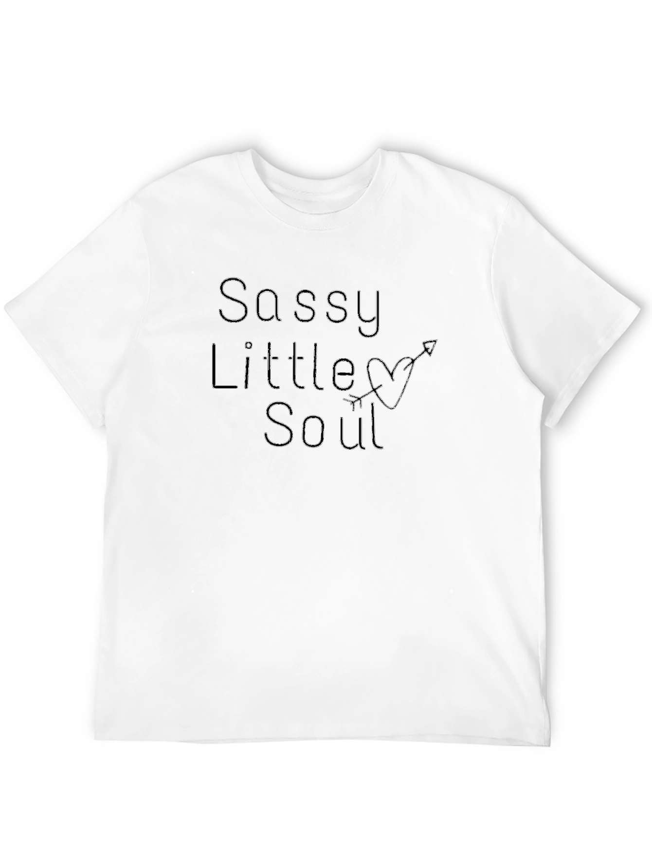 Sassy Little Soul Graphic Tee - Black