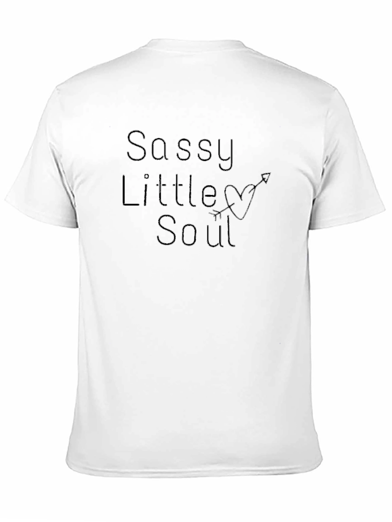 Sassy Little Soul Graphic Tee - Black