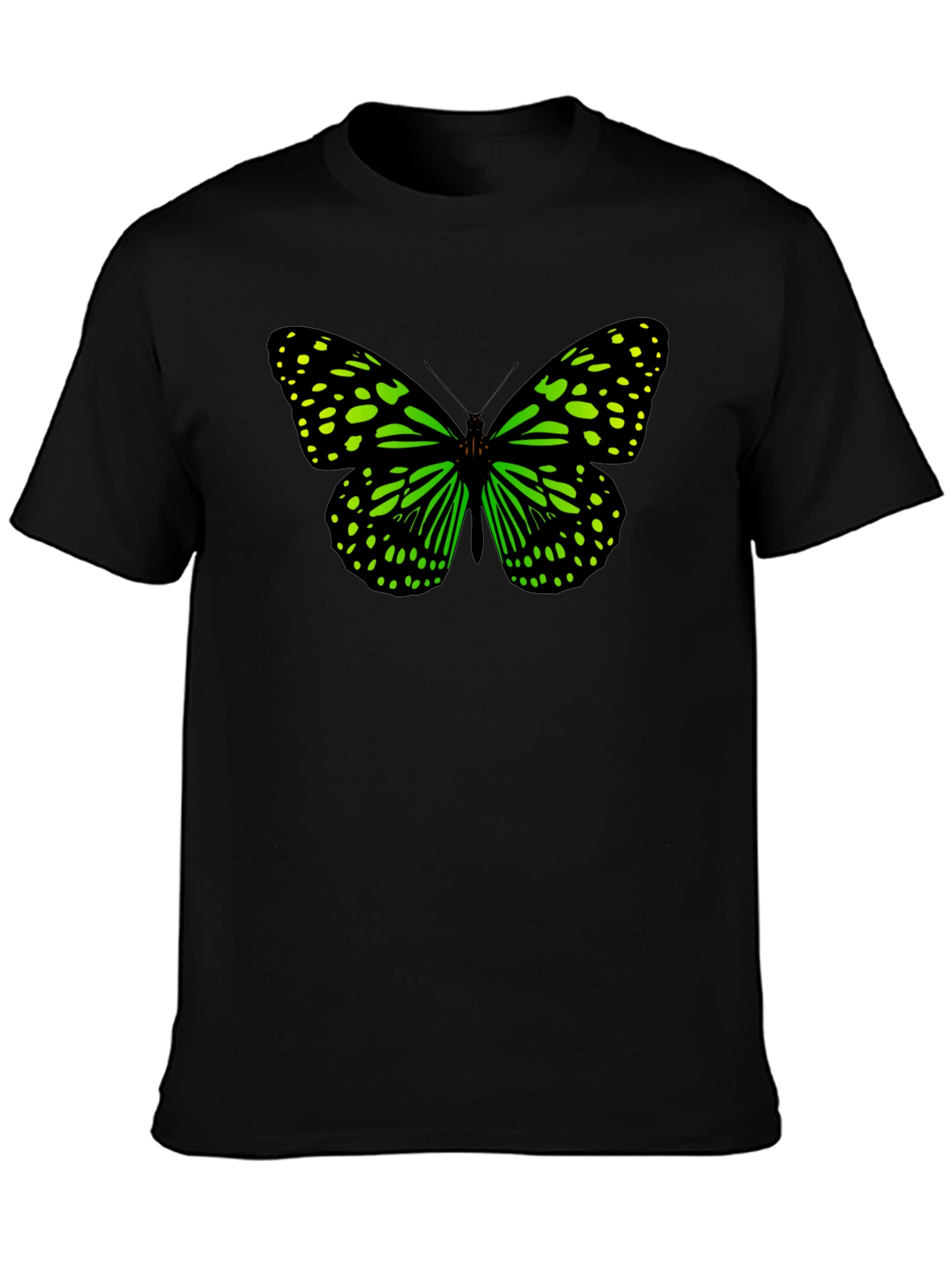 Butterfly Graphic Black T-Shirt