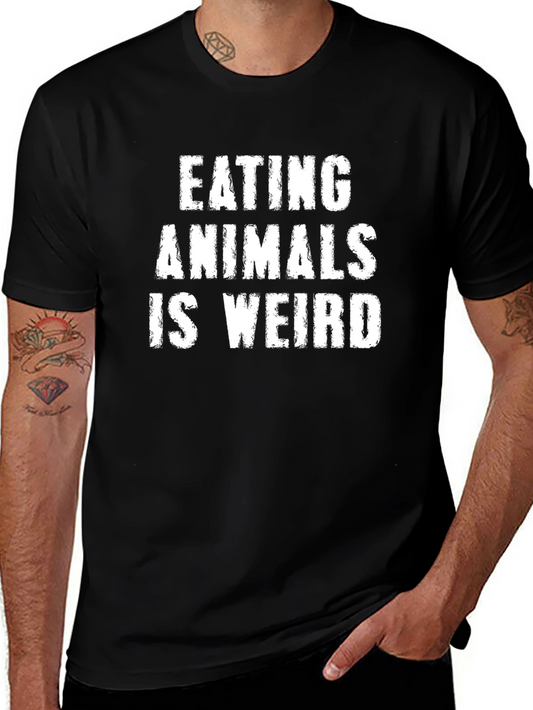 Eating Animals Is Weird Graphic T-Shirt