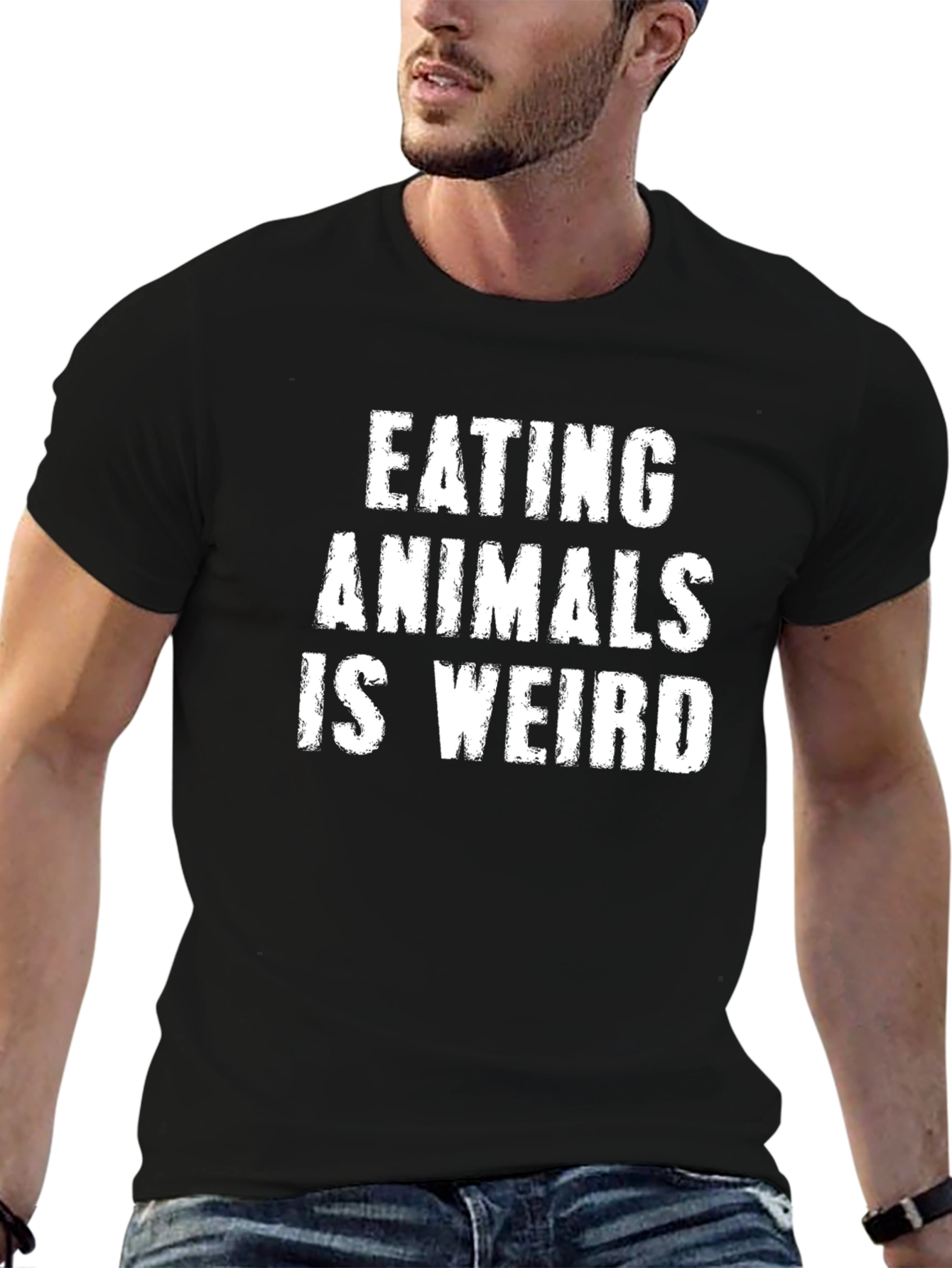 Eating Animals Is Weird Graphic T-Shirt