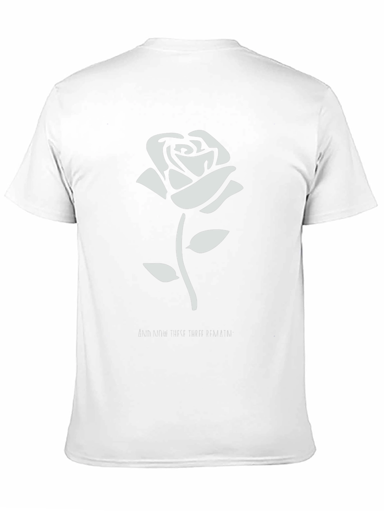 Rose Graphic Tee - Mens Black T-Shirt