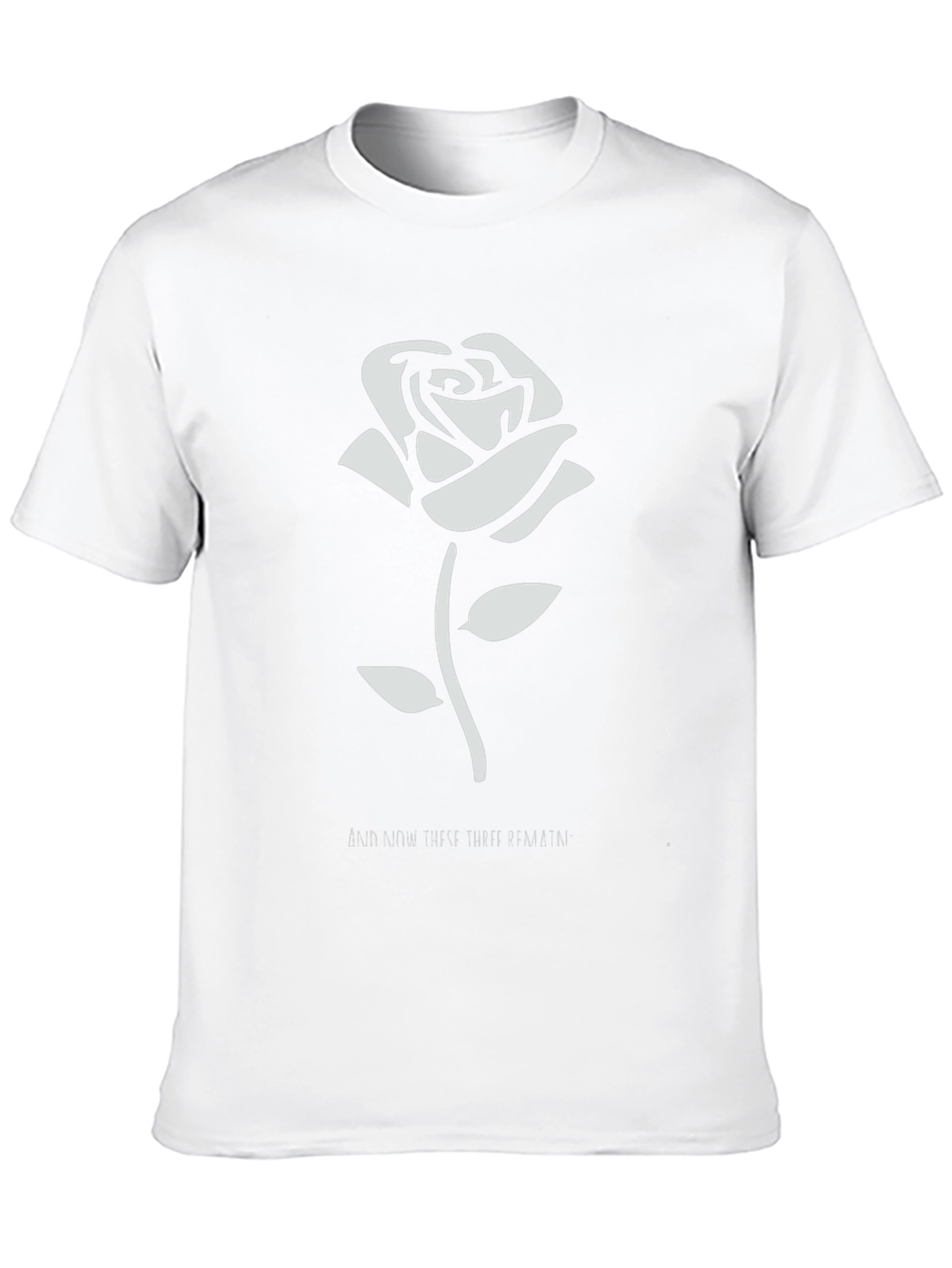 Rose Graphic Tee - Mens Black T-Shirt