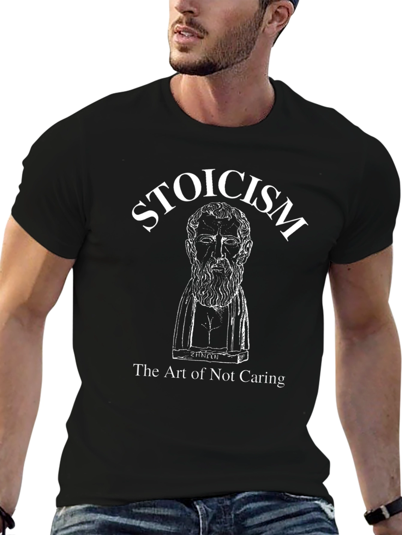 Stoicism T-Shirt - The Art of Not Caring Tee