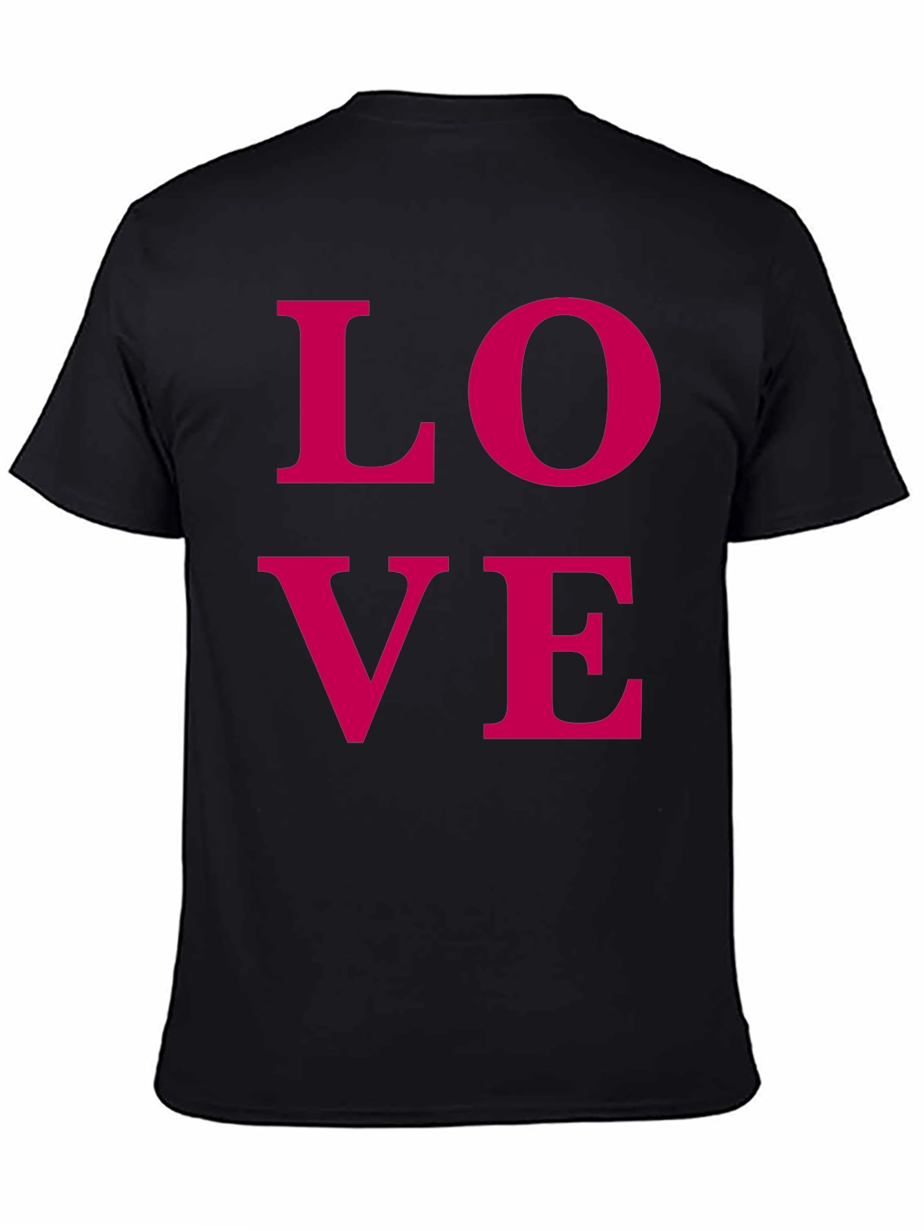 Love Graphic Tee - Modern Black T-Shirt