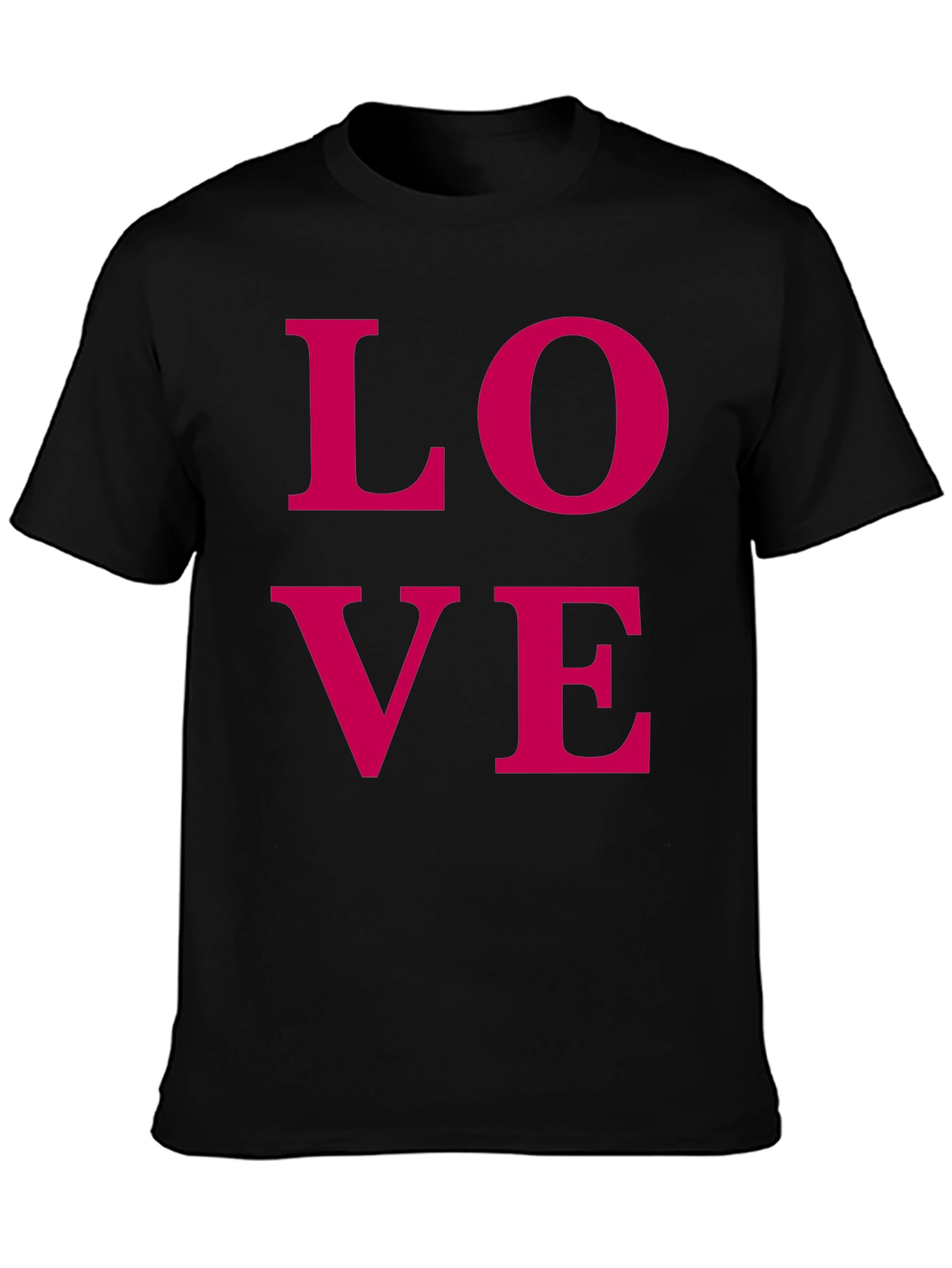 Love Graphic Tee - Modern Black T-Shirt