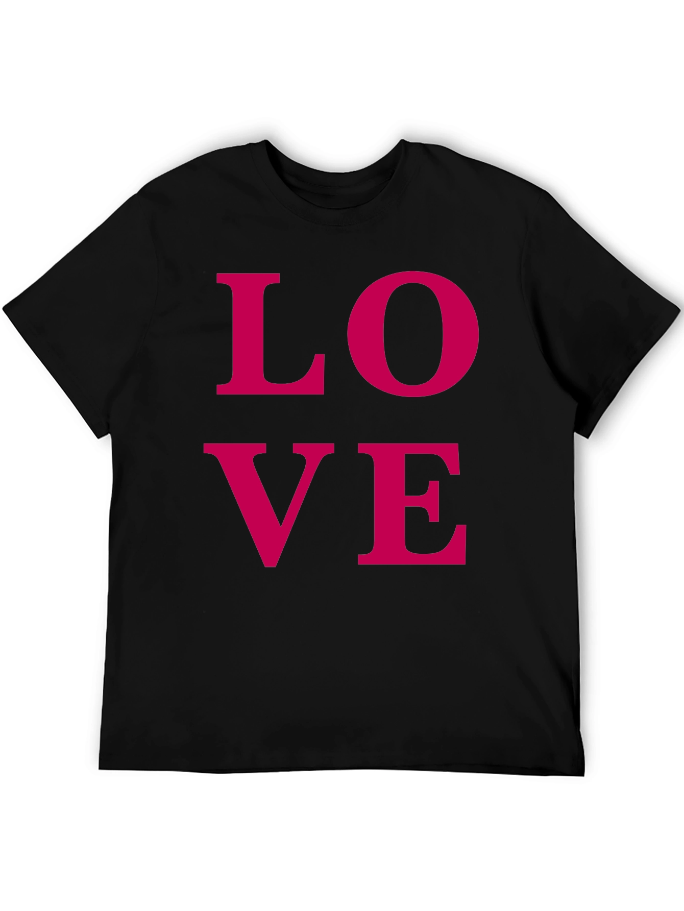 Love Graphic Tee - Modern Black T-Shirt