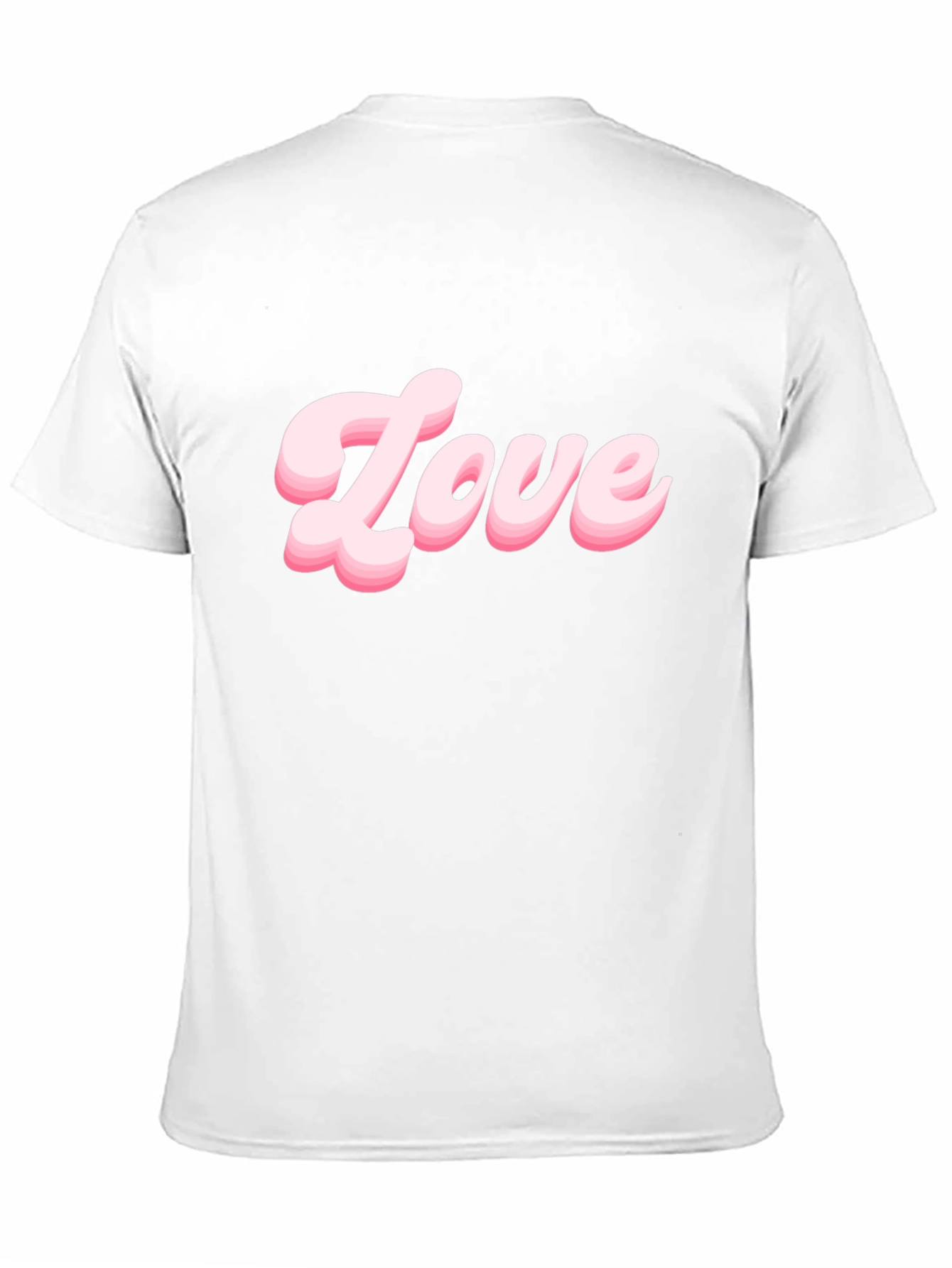 Love T-Shirt - Stylish Black Tee with Pink Text