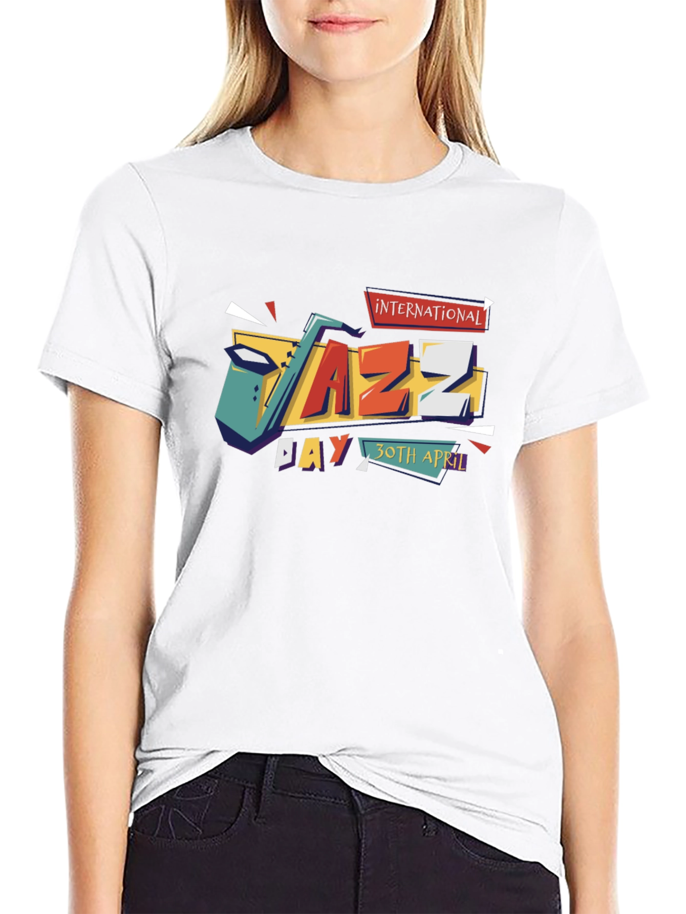 International Jazz Day Black T-Shirt