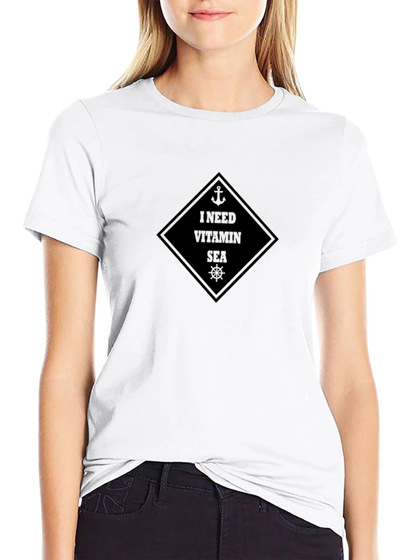 Vitamin Sea Black T-Shirt