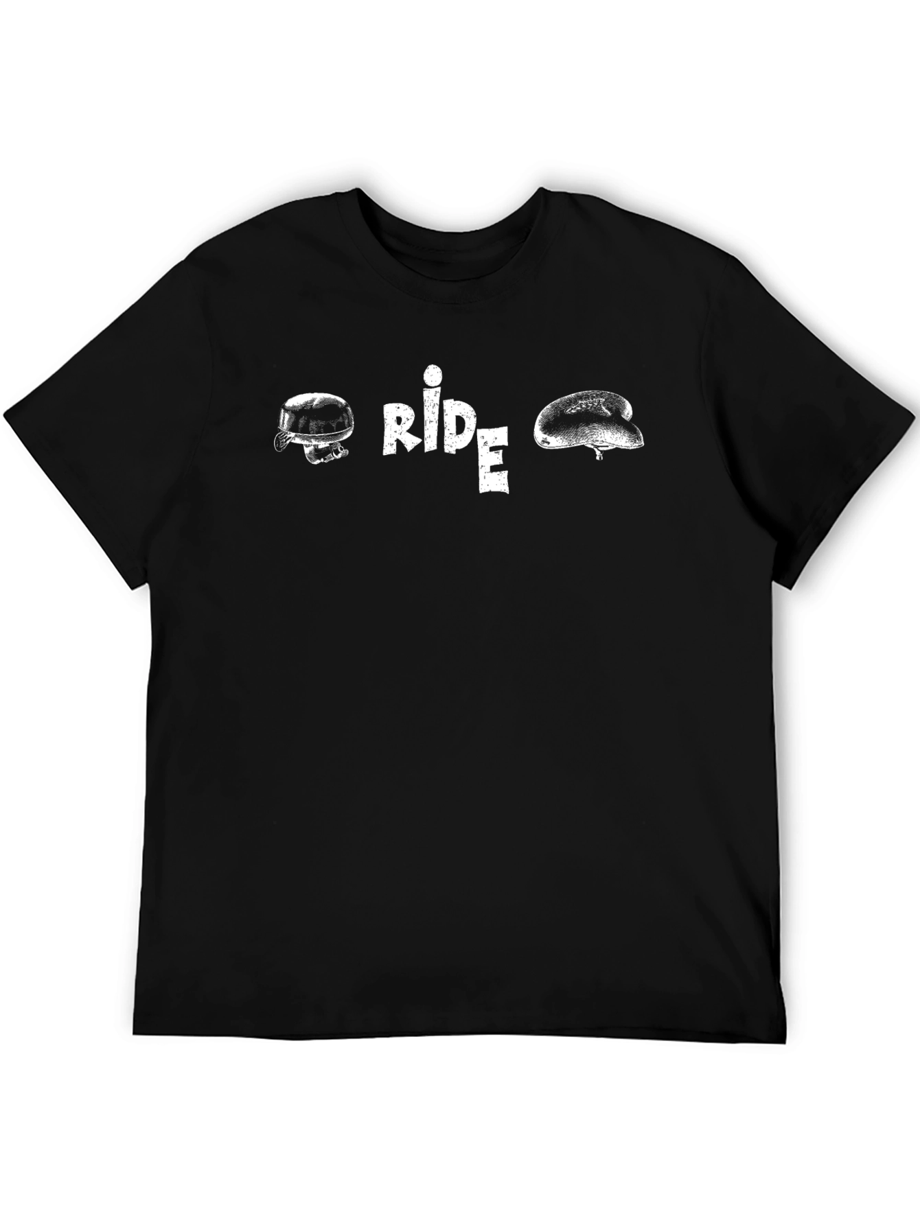 Ride Helmet Graphic T-Shirt - Casual Style