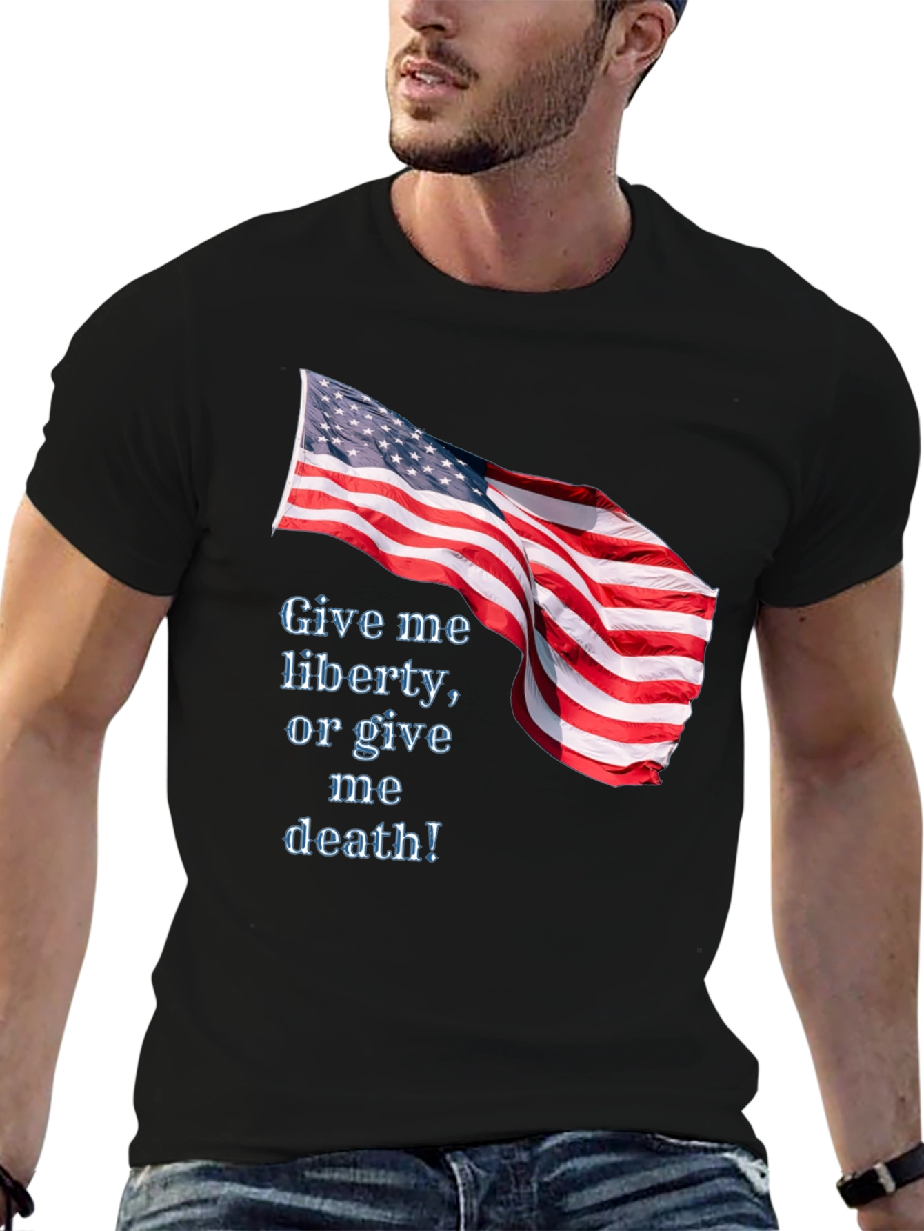 Liberty or Death Flag Graphic Tee