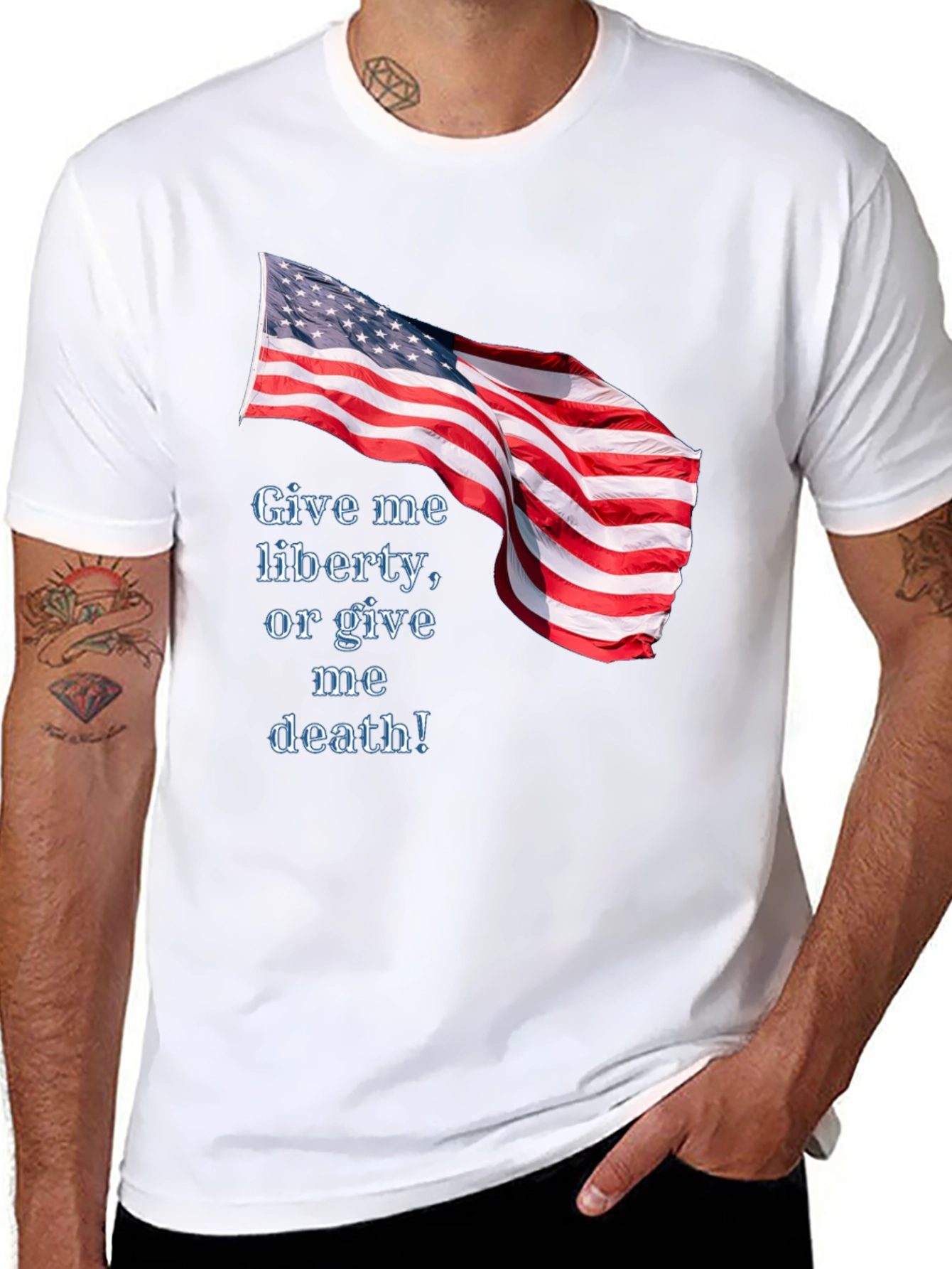 Liberty or Death Flag Graphic Tee