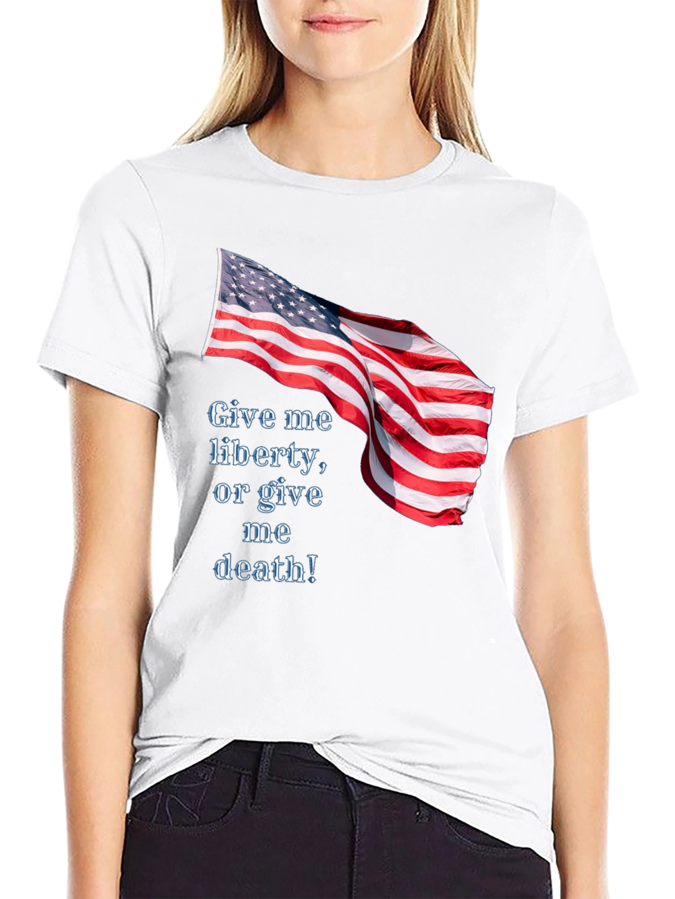 Liberty or Death Flag Graphic Tee