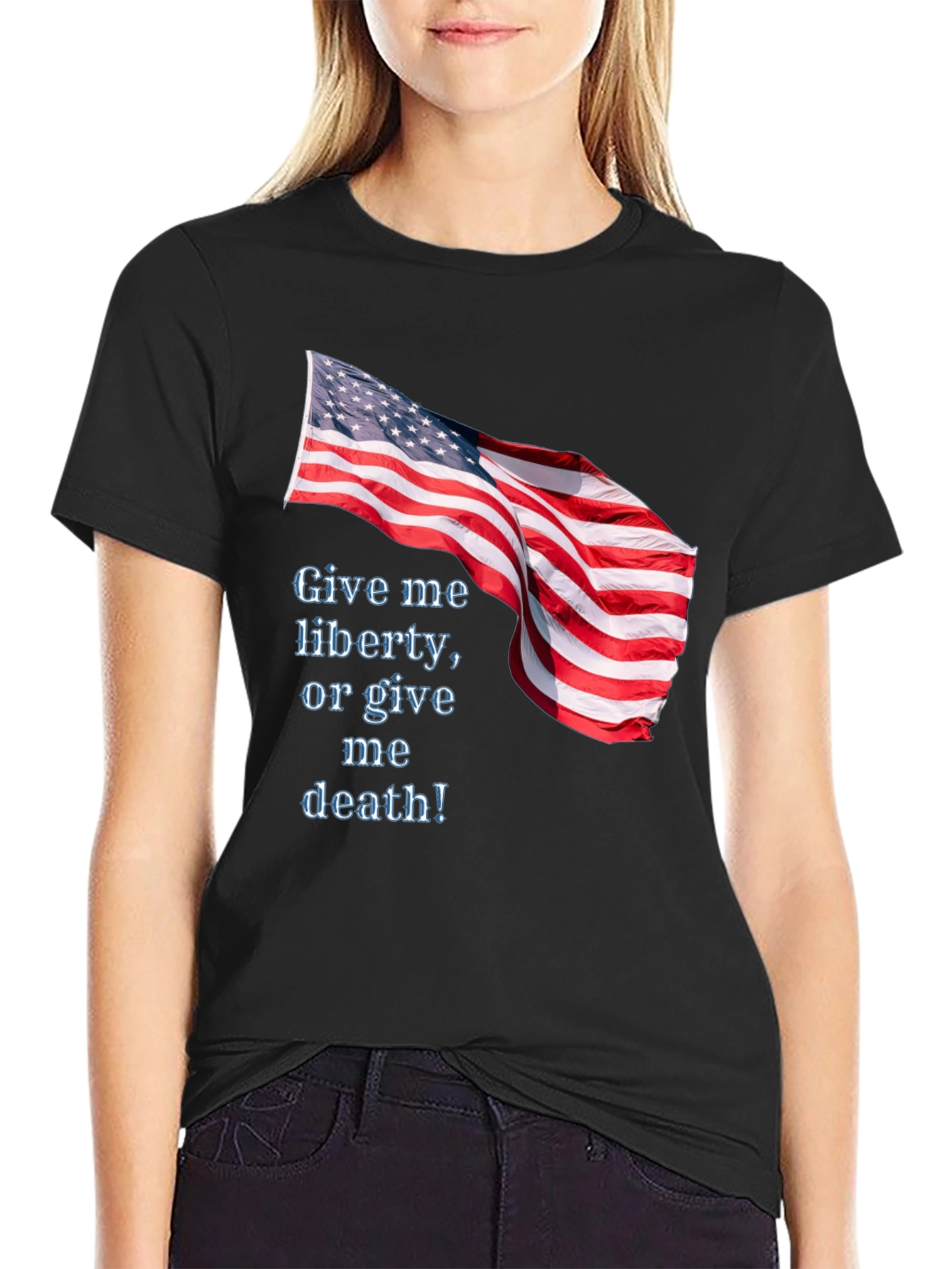 Liberty or Death Flag Graphic Tee