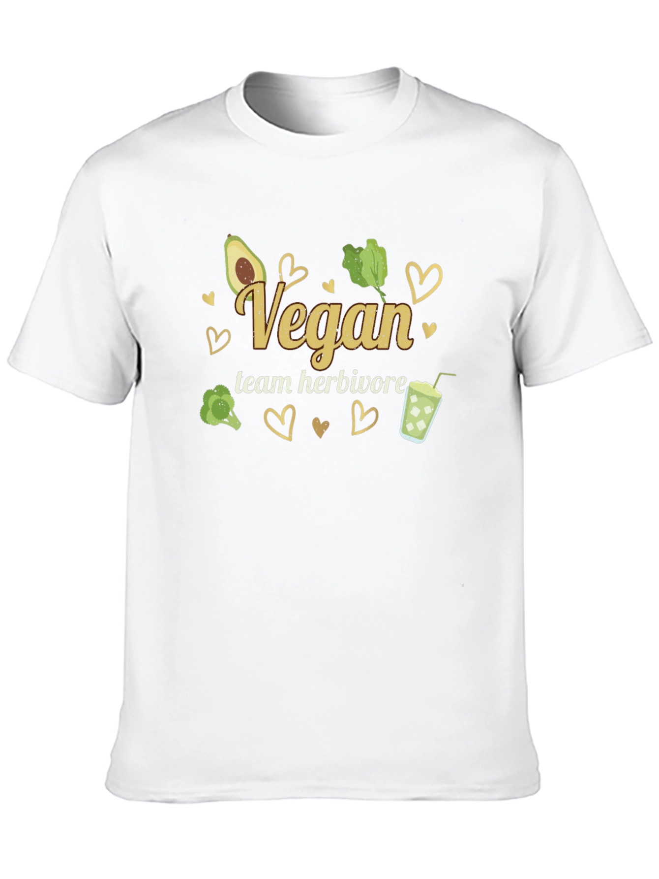 Vegan Team Herbivore Black T-Shirt