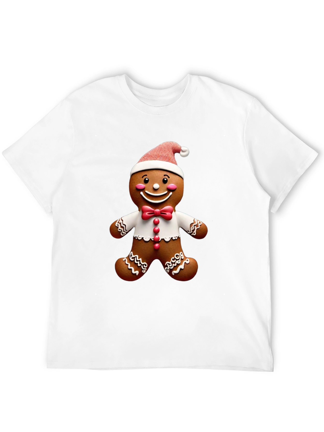 Festive Gingerbread Man Holiday T-Shirt