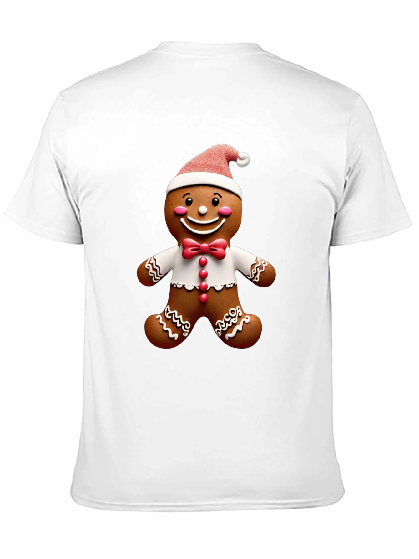 Festive Gingerbread Man Holiday T-Shirt