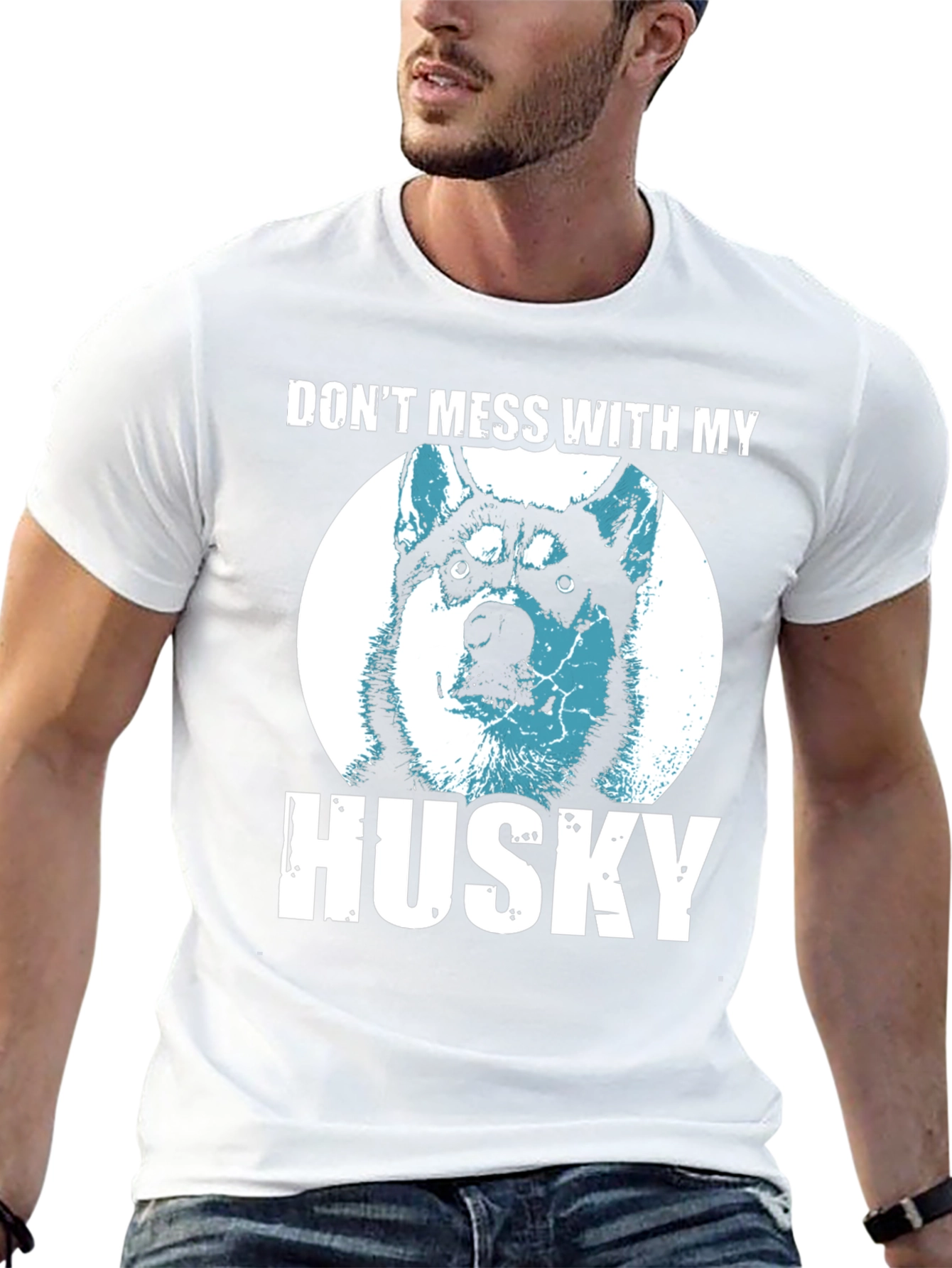 Dont Mess With My Husky T-Shirt