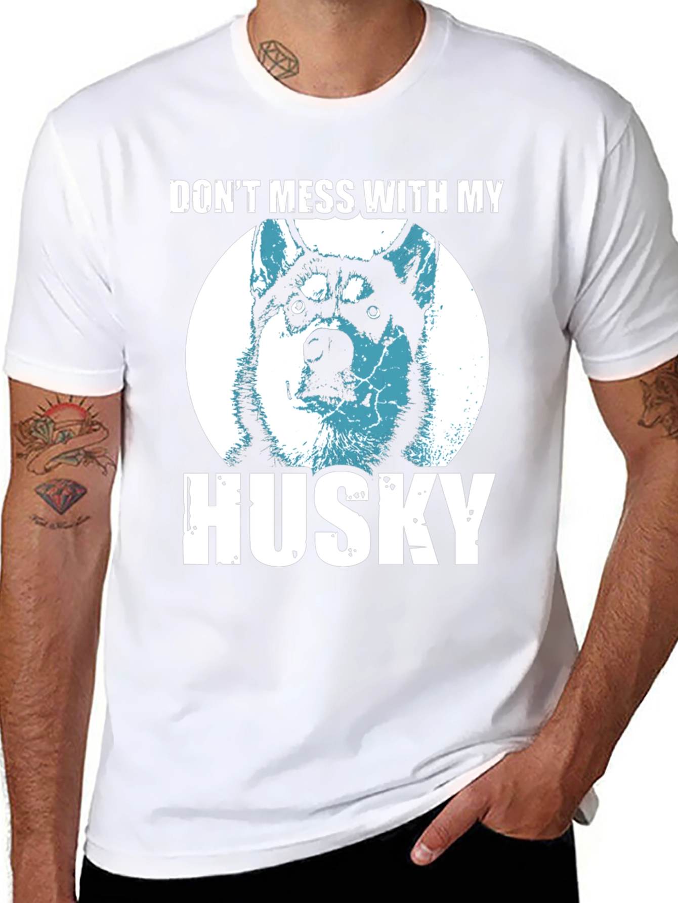 Dont Mess With My Husky T-Shirt