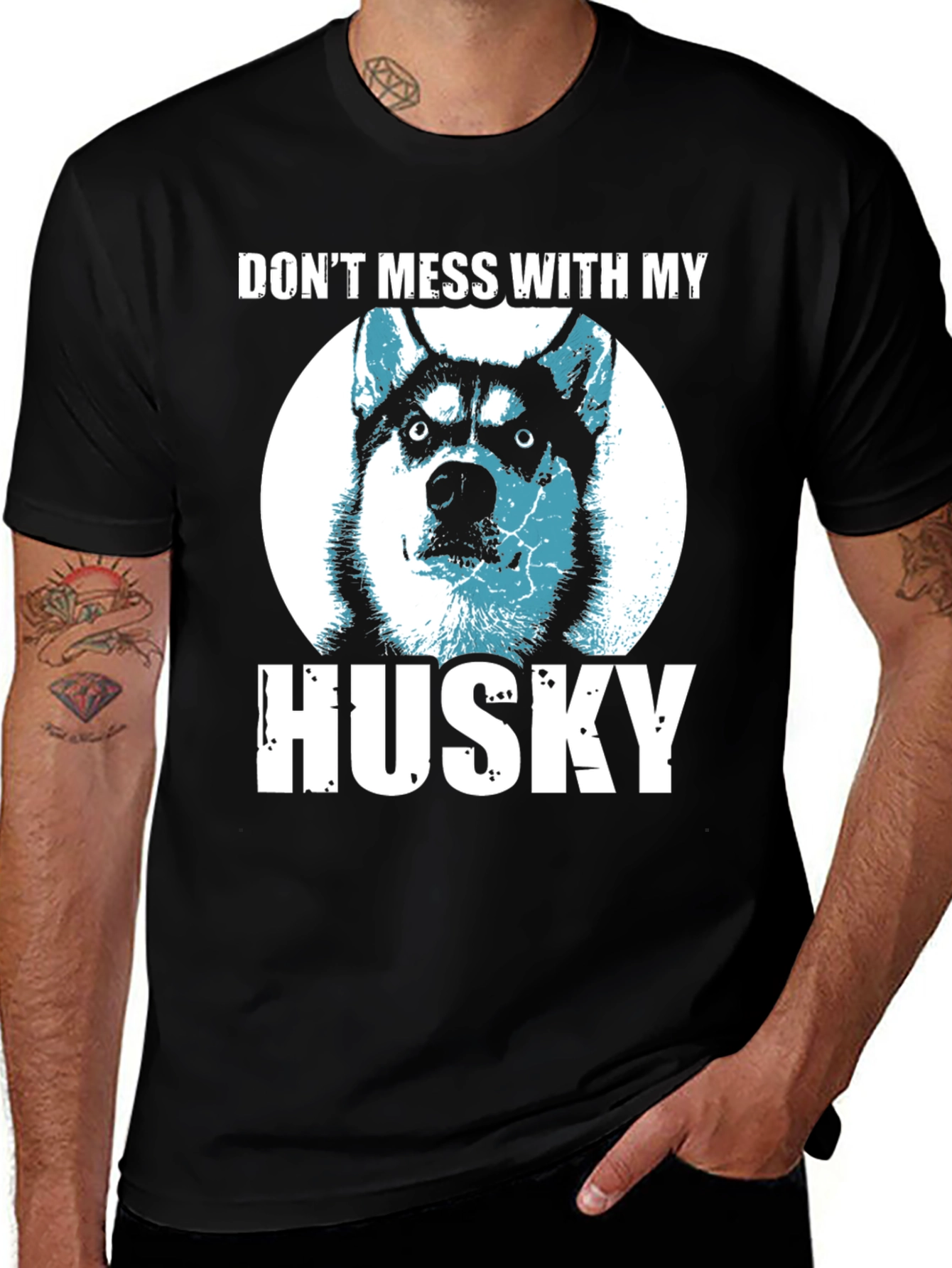 Dont Mess With My Husky T-Shirt