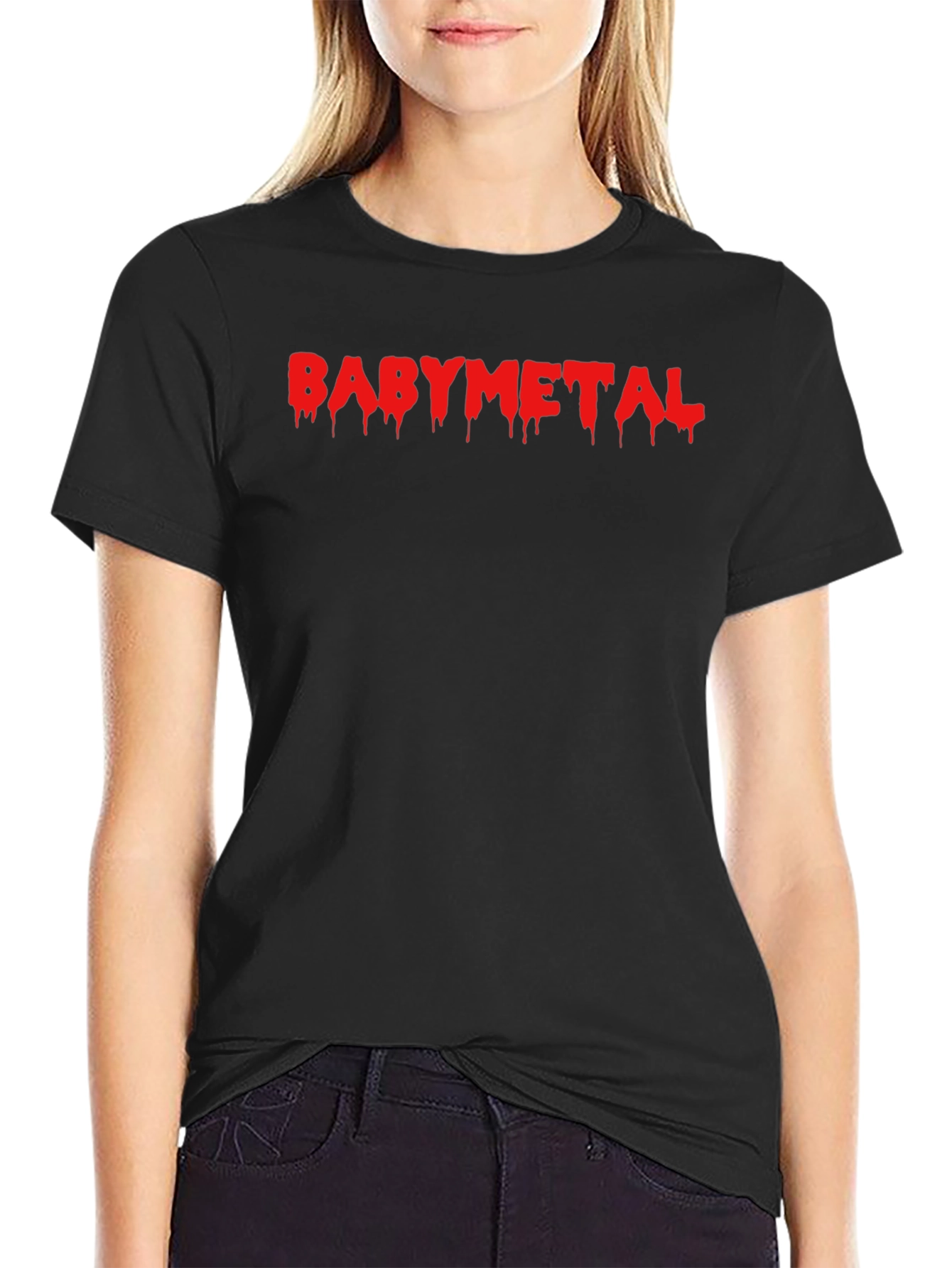 BABYMETAL Drip Logo Black T-Shirt