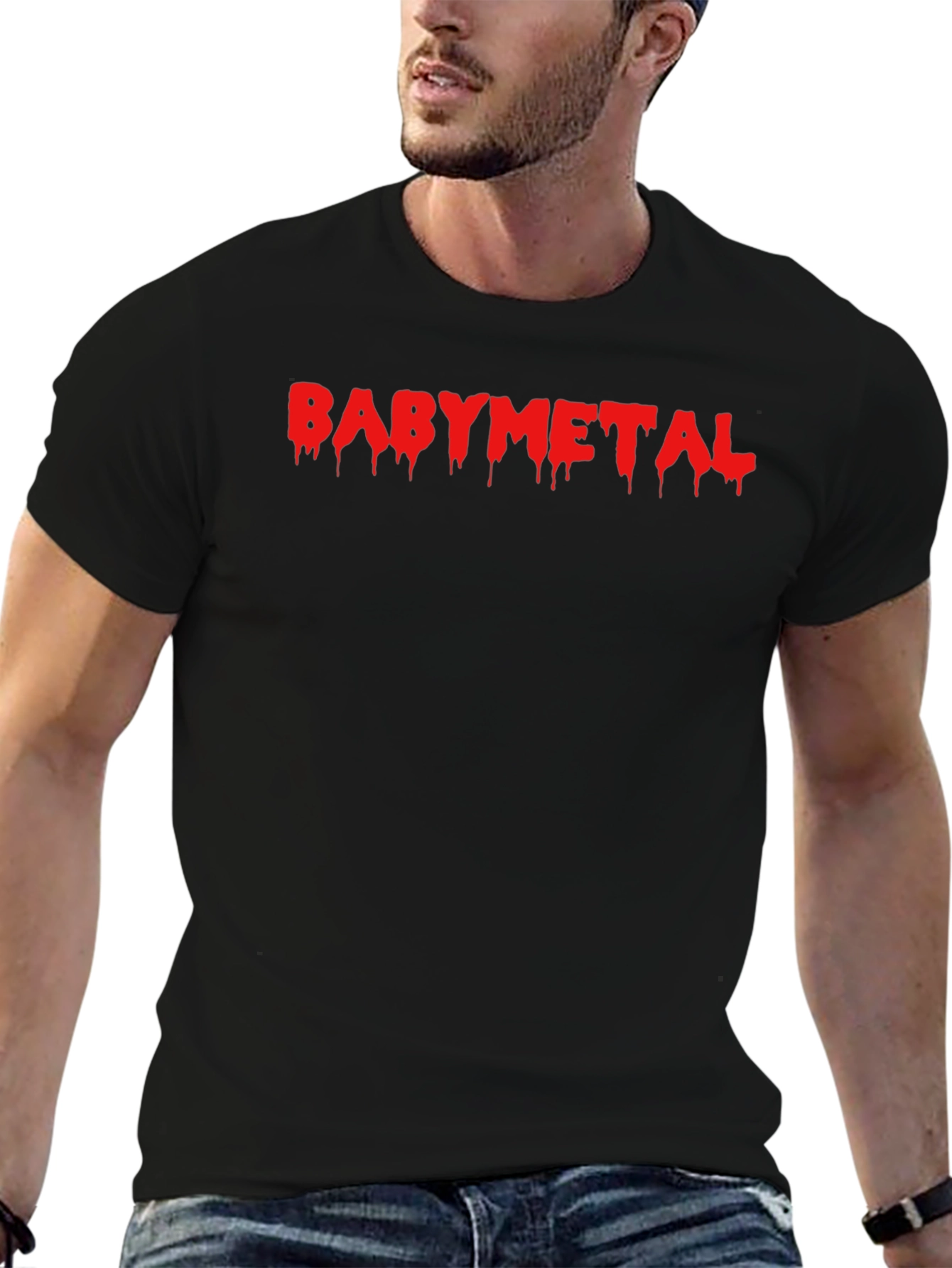 BABYMETAL Drip Logo Black T-Shirt