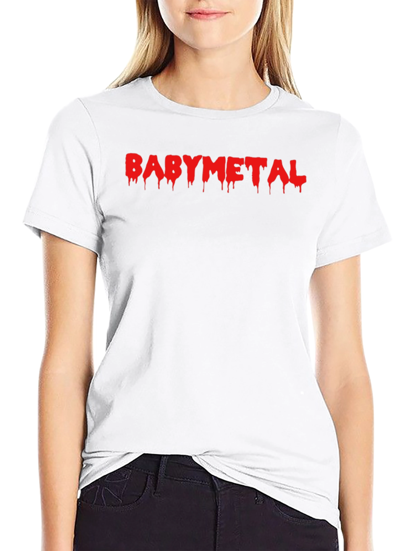 BABYMETAL Drip Logo Black T-Shirt