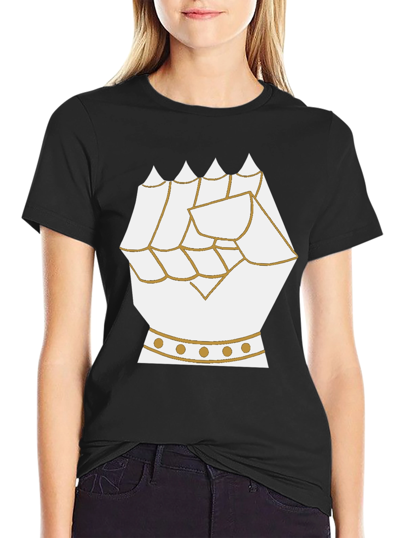 Armored Gauntlet Graphic Tee - Black