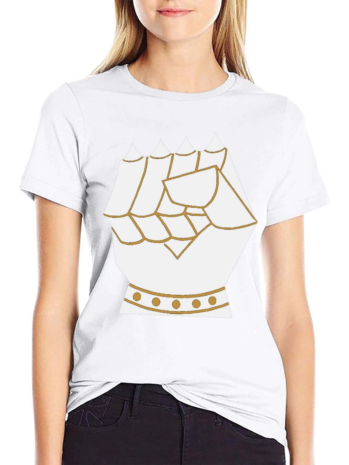 Armored Gauntlet Graphic Tee - Black