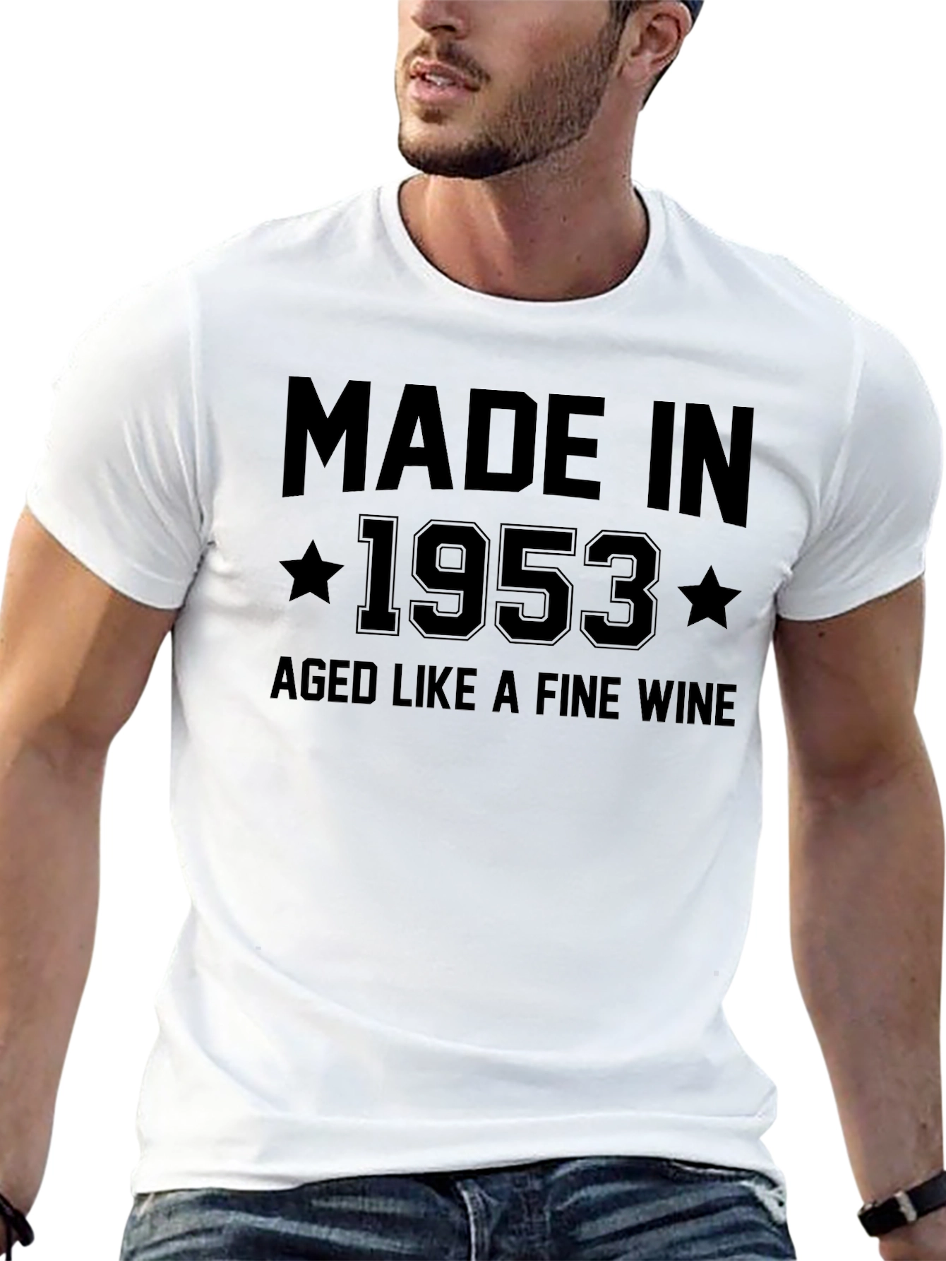 Made in 1953 Aged Like Fine Wine Graphic Tee