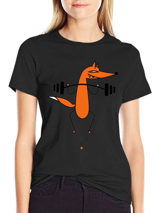 Fox Lifting Weights Graphic Tee - Black