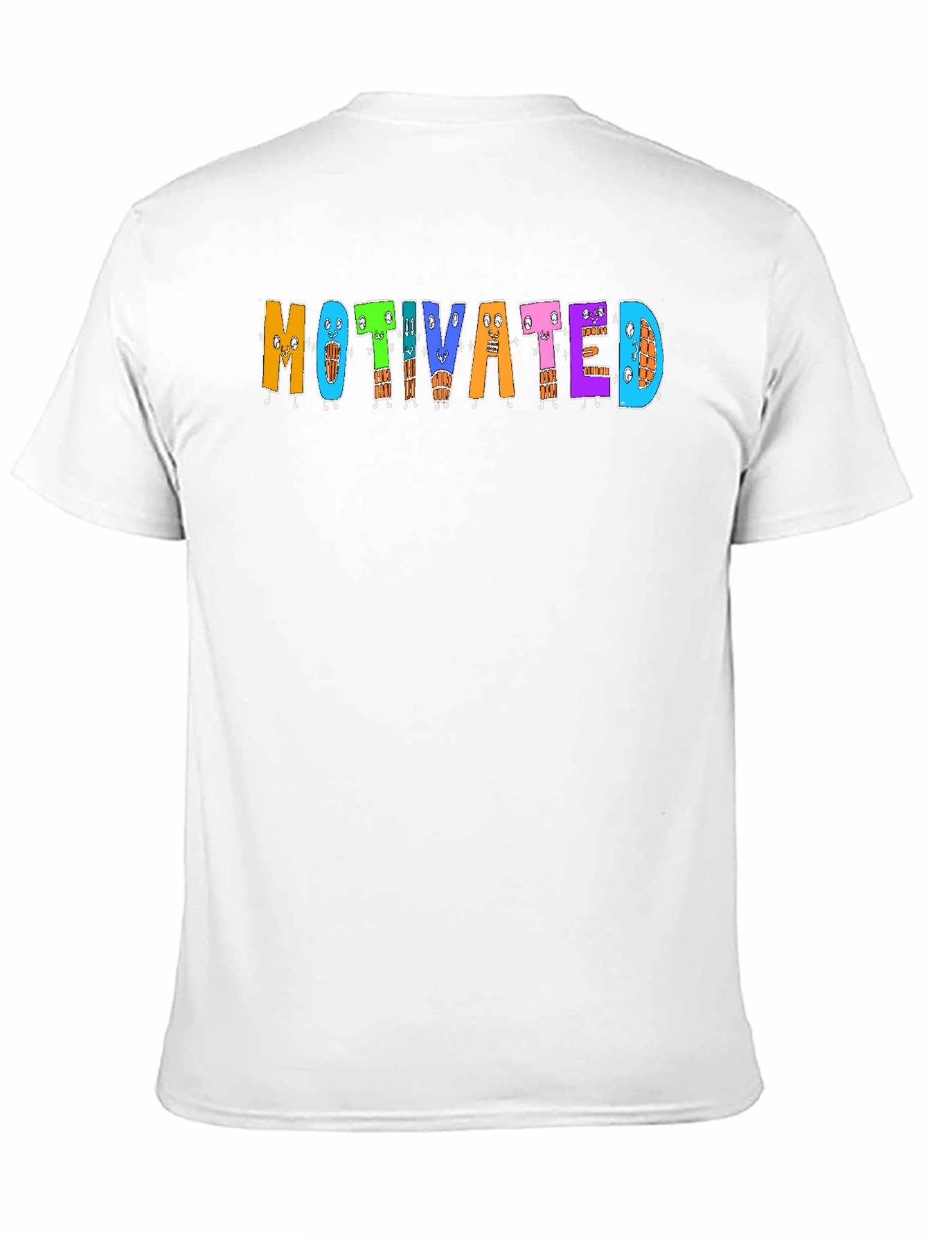 Motivated Cartoon Graphic T-Shirt