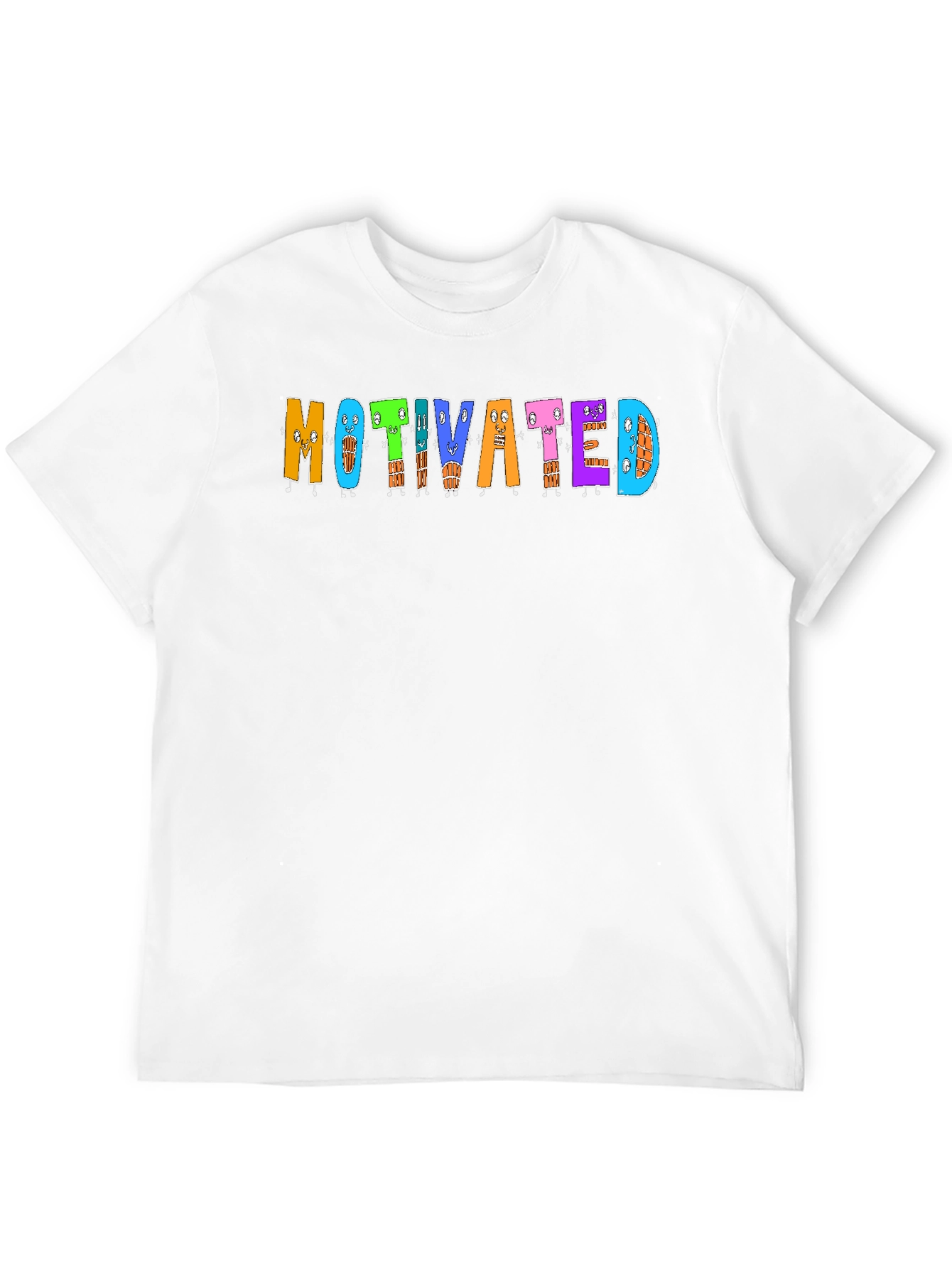 Motivated Cartoon Graphic T-Shirt
