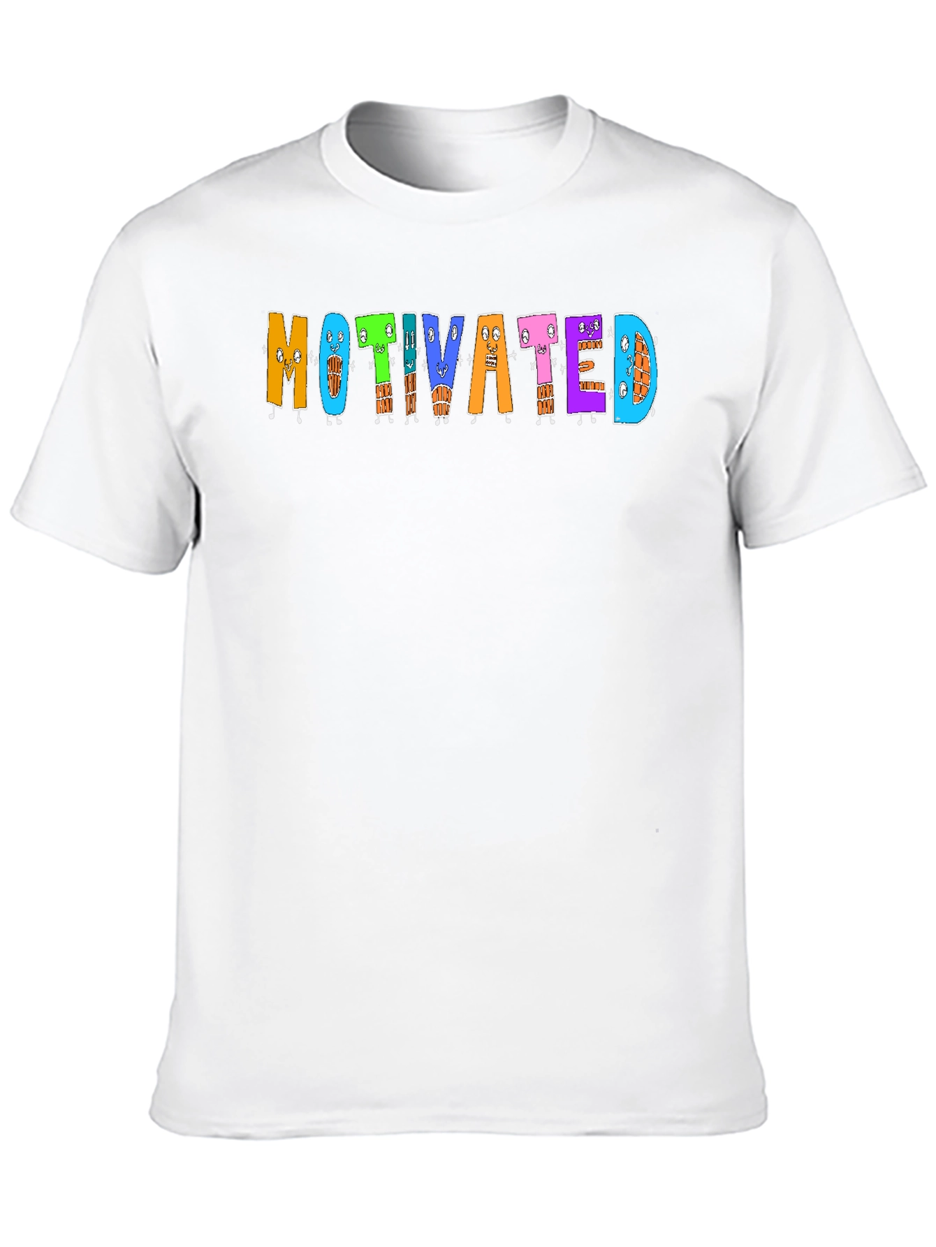 Motivated Cartoon Graphic T-Shirt