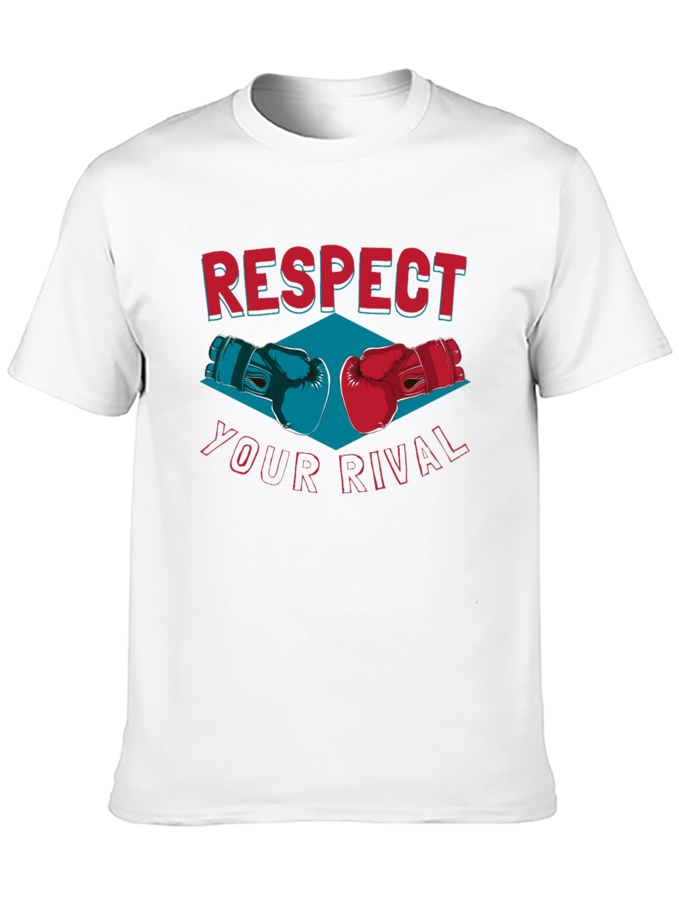 Respect Your Rival Boxing Gloves Graphic Tee