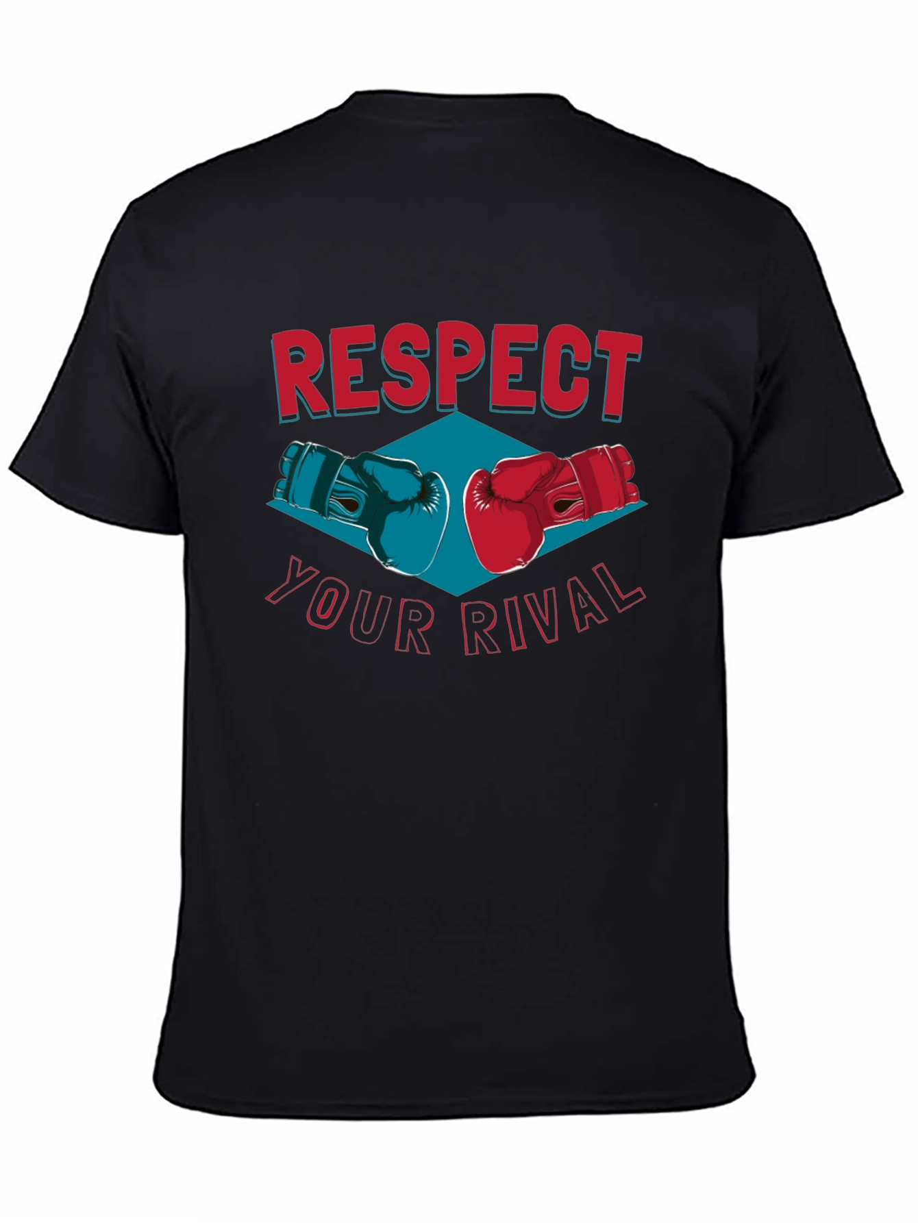 Respect Your Rival Boxing Gloves Graphic Tee