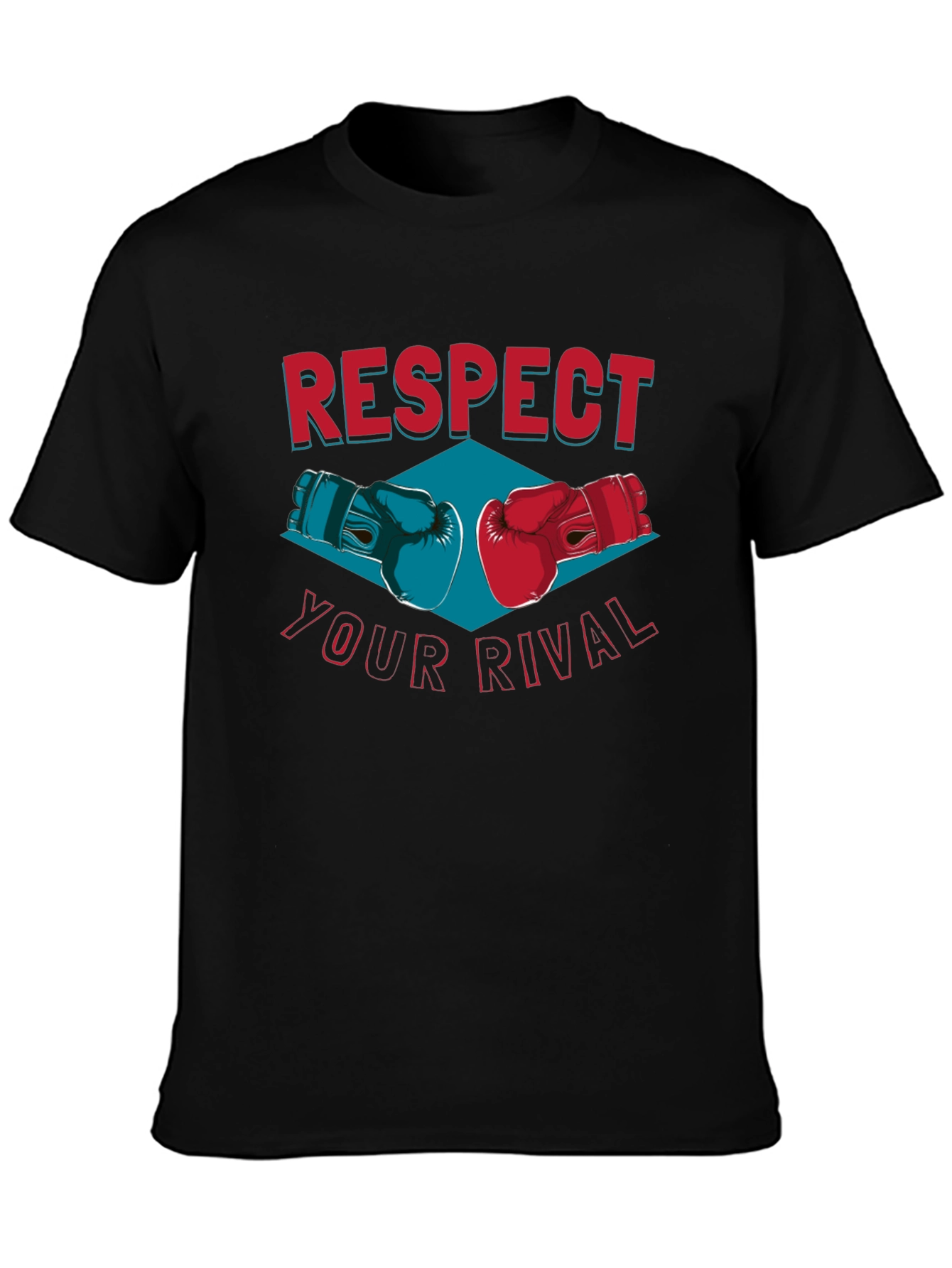 Respect Your Rival Boxing Gloves Graphic Tee