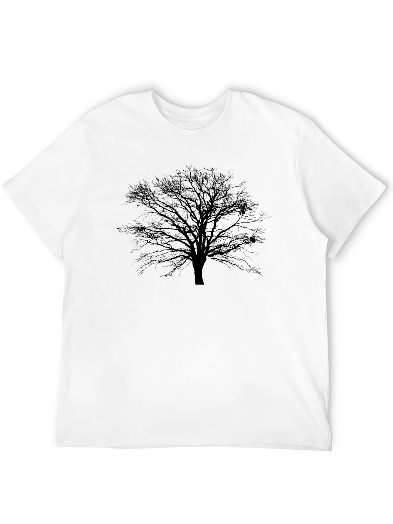 Dark Tree Graphic Tee - Mens Black T-Shirt