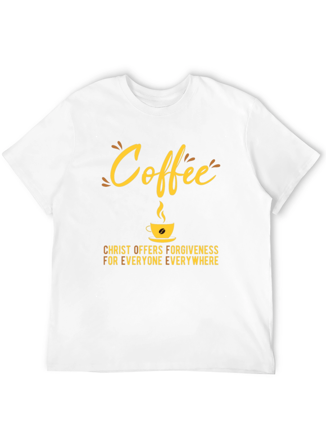 Coffee Christ Offers Forgiveness T-Shirt