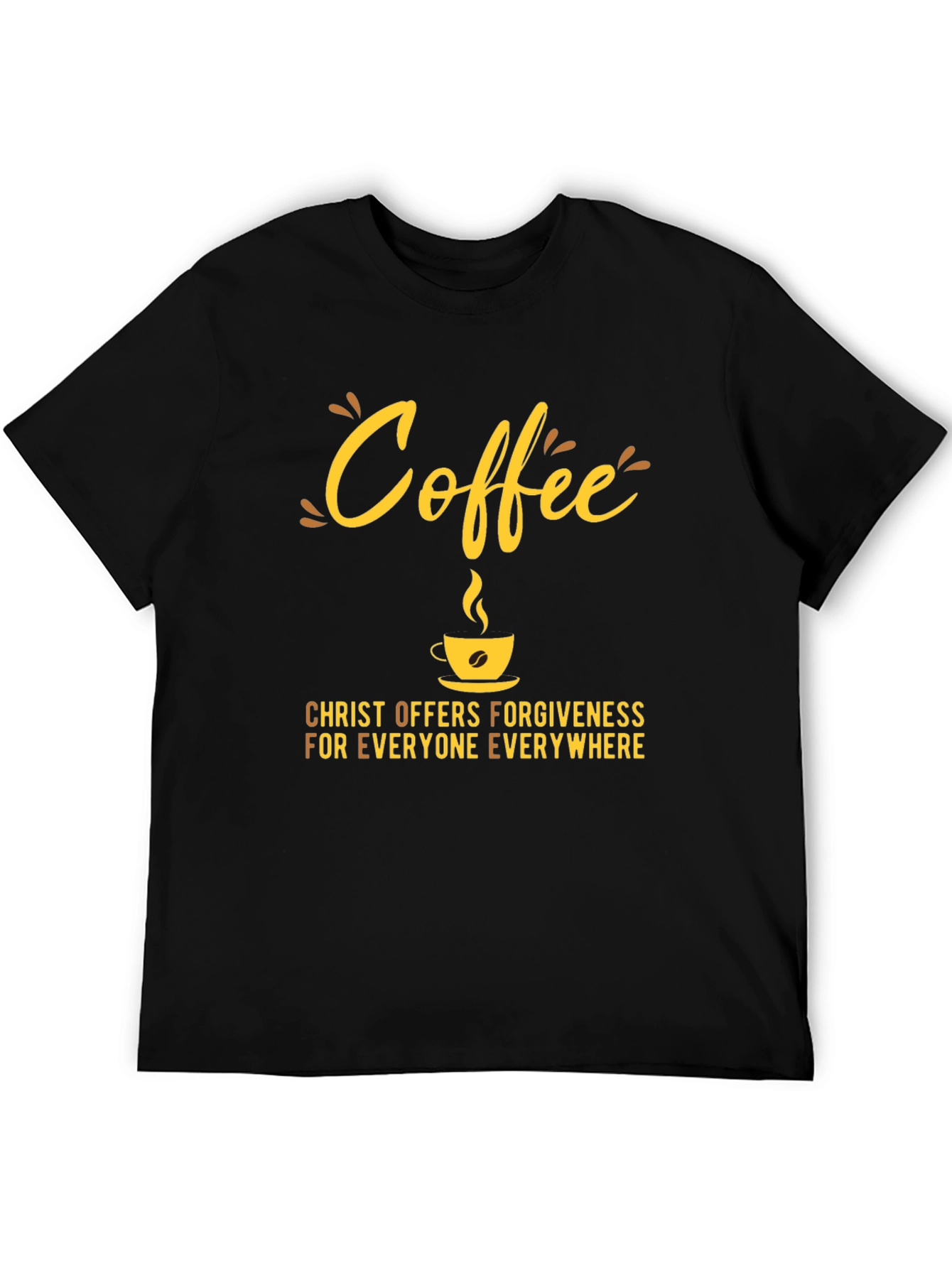 Coffee Christ Offers Forgiveness T-Shirt