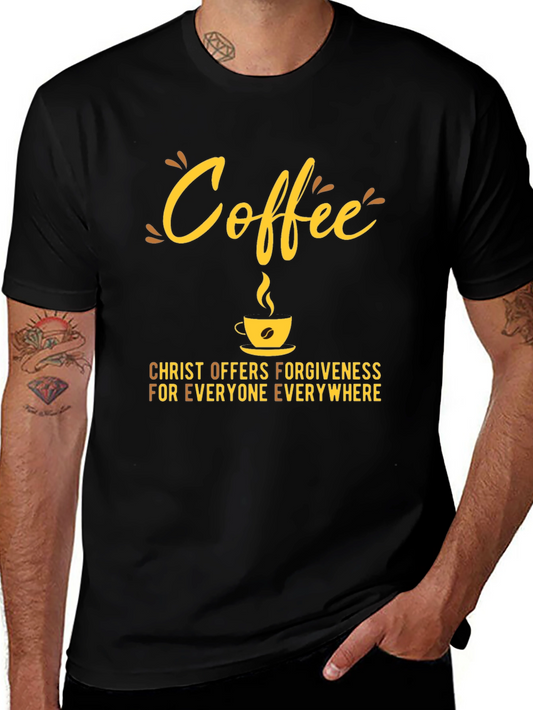 Coffee Christ Offers Forgiveness T-Shirt