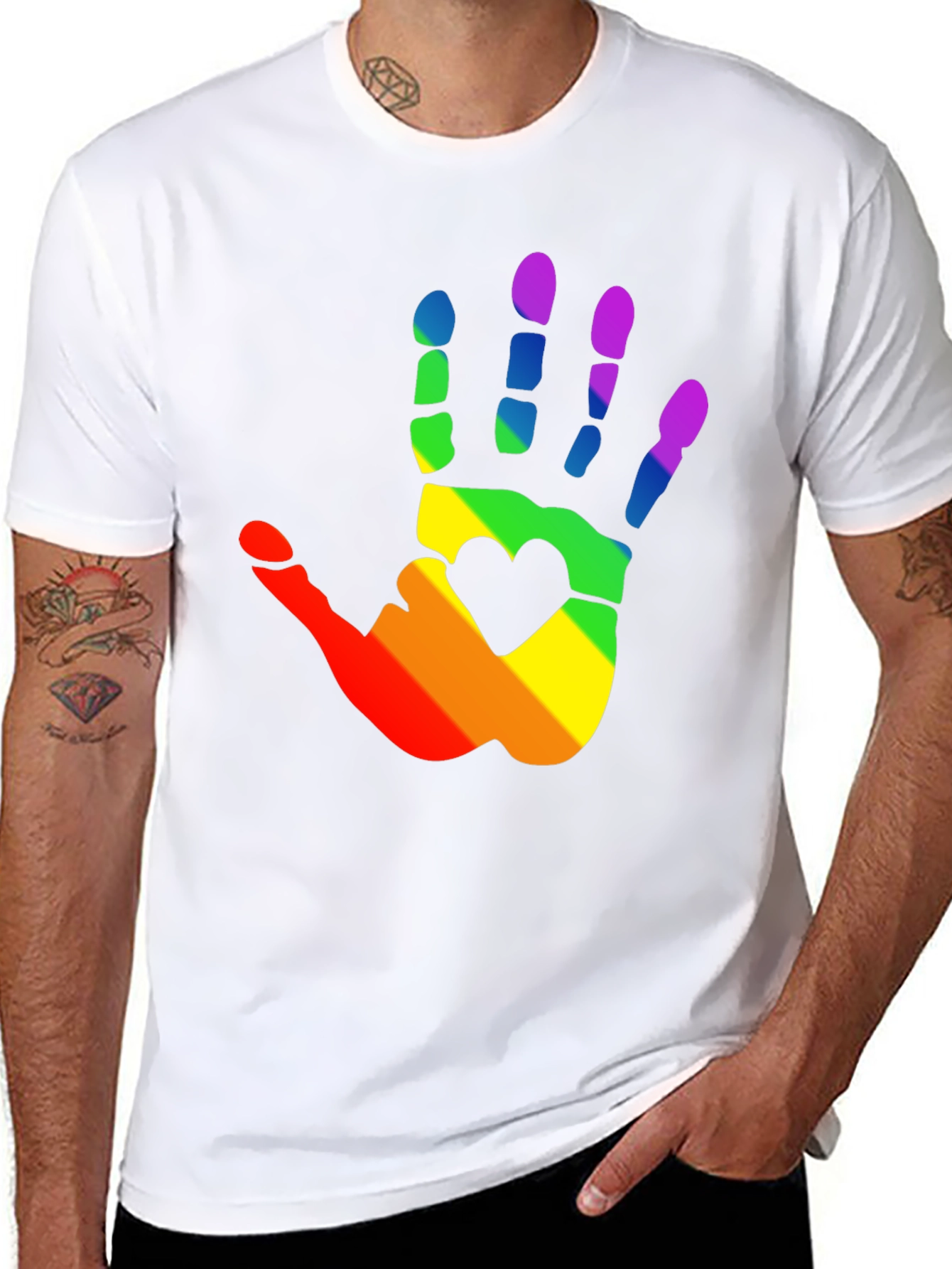 Pride Hand Heart T-Shirt