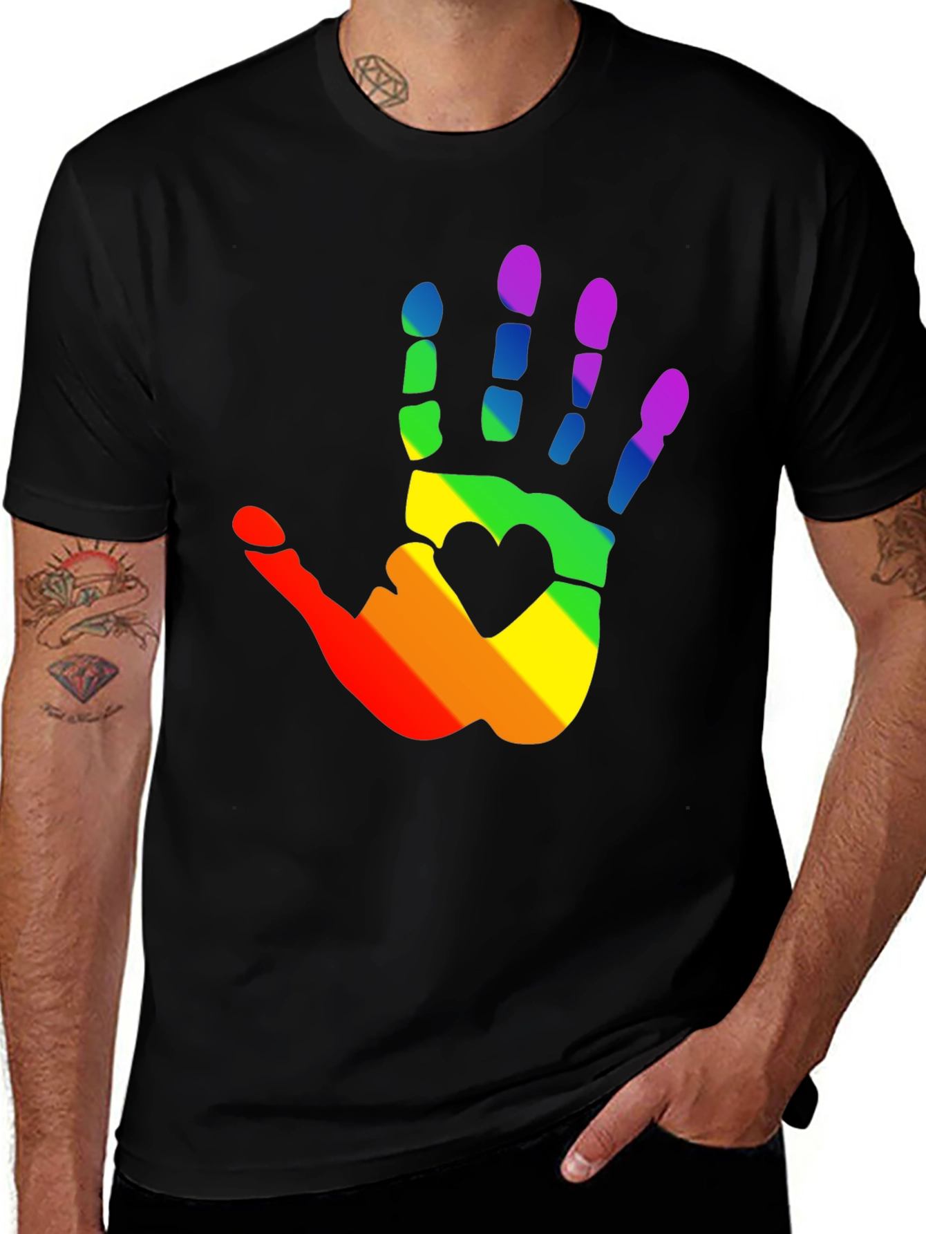 Pride Hand Heart T-Shirt