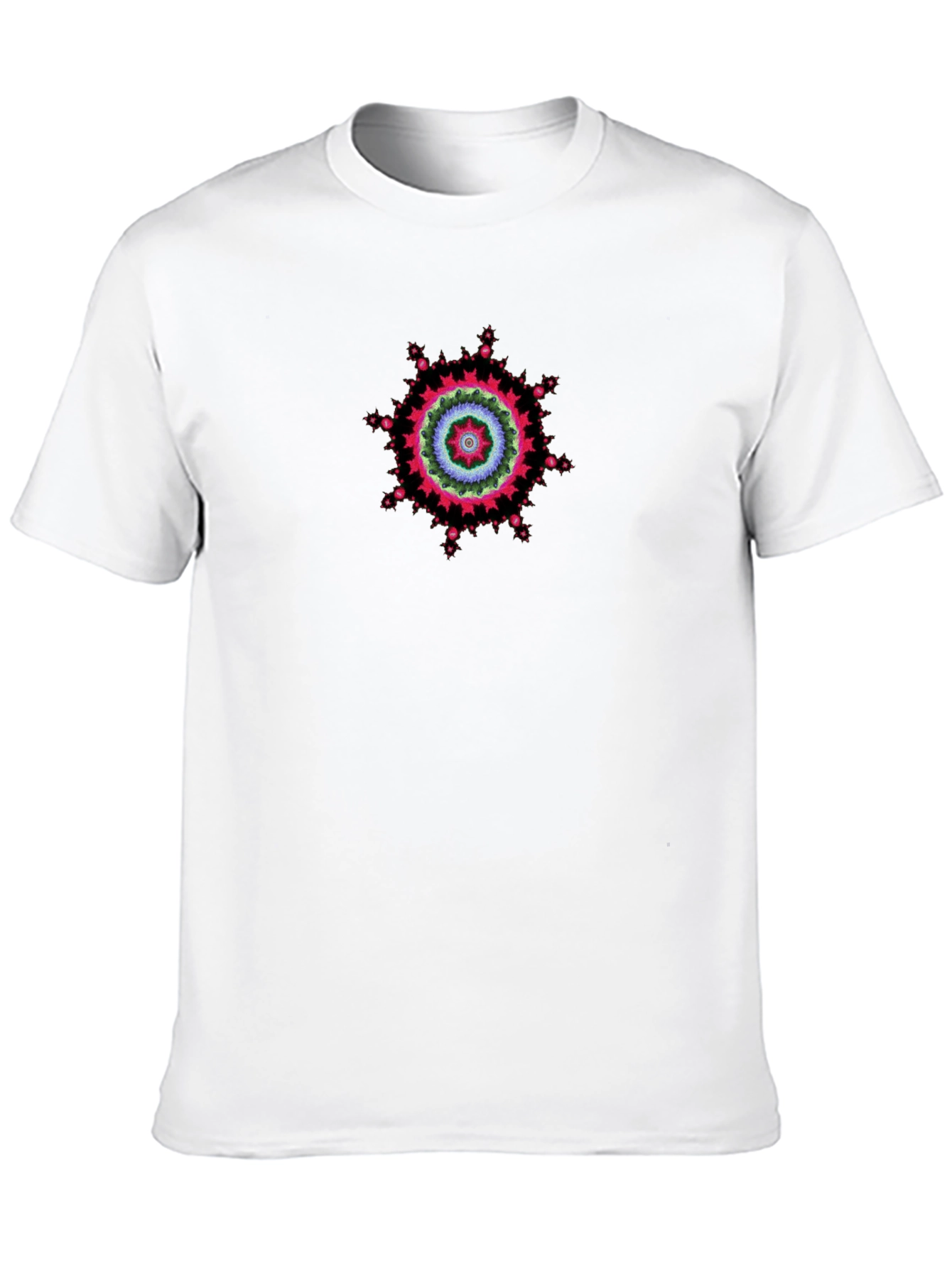 Geometric Mandala T-Shirt - Black